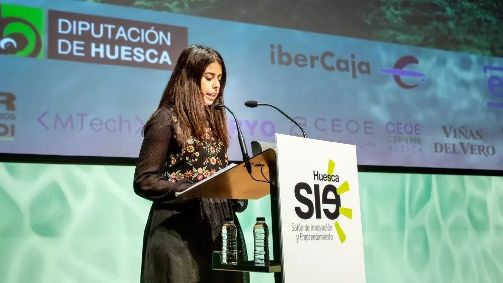 Belén Almudévar, concejal de Desarrollo del Ayuntamiento de Huesca