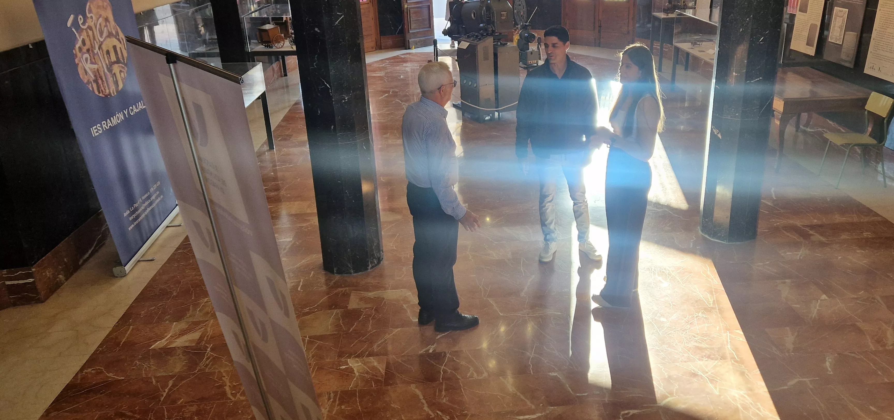 Día del Cooperante en el IES Ramón y Cajal de Huesca. Foto Myriam Martínez