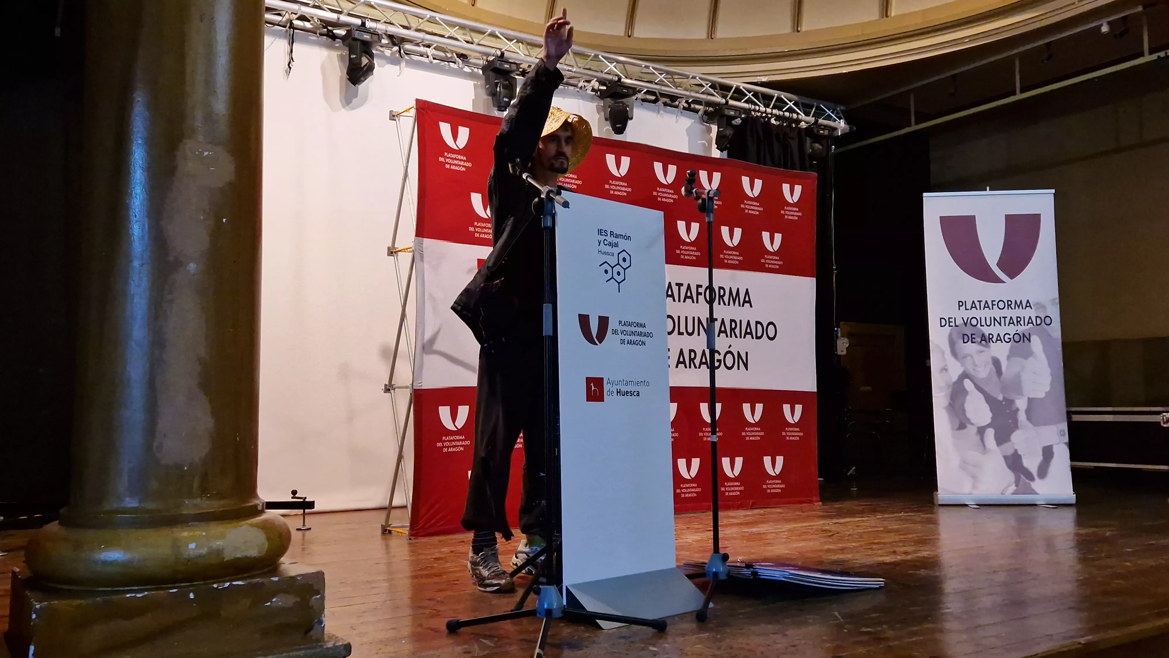 Día del Cooperante en el IES Ramón y Cajal de Huesca. Foto Myriam Martínez