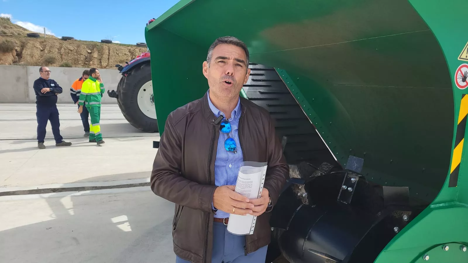 Inauguración de la planta de compostaje de Grhusa en Huesca