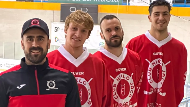 Las cuatro novedades del CH Jaca esta temporada.