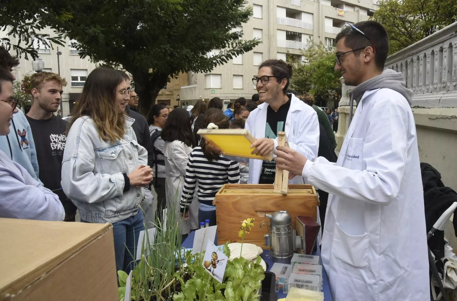 Noche Europea de los Investigadores en Huesca. Foto Javier Blasco 