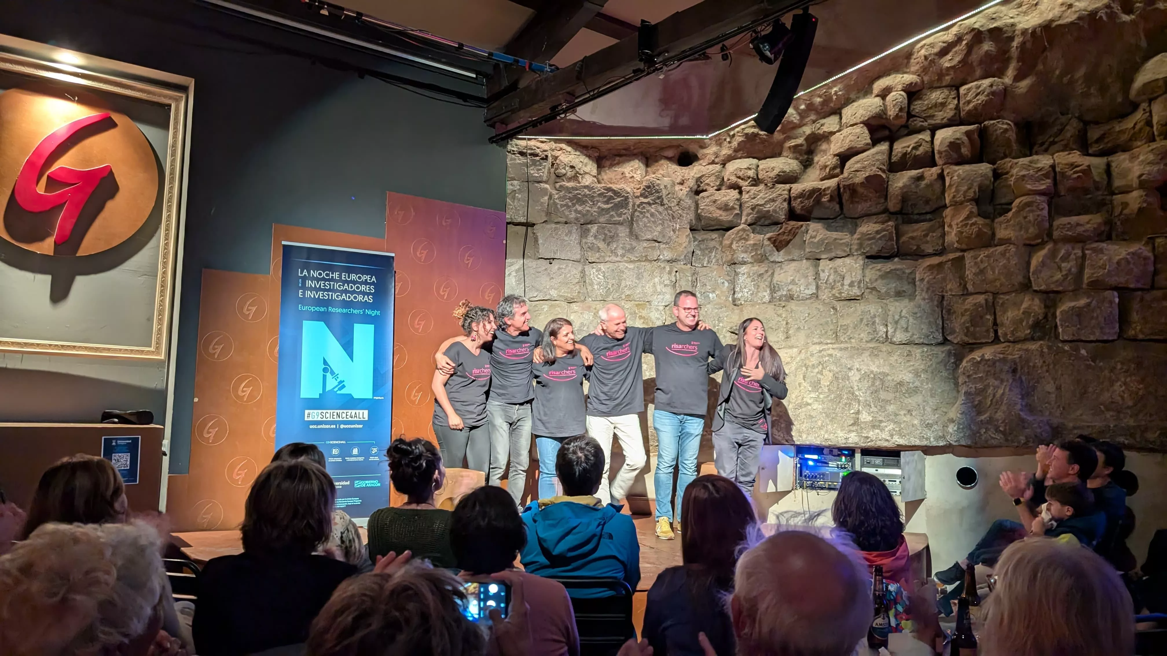 Monólogos Risarches en Huesca. Foto Javier Blasco