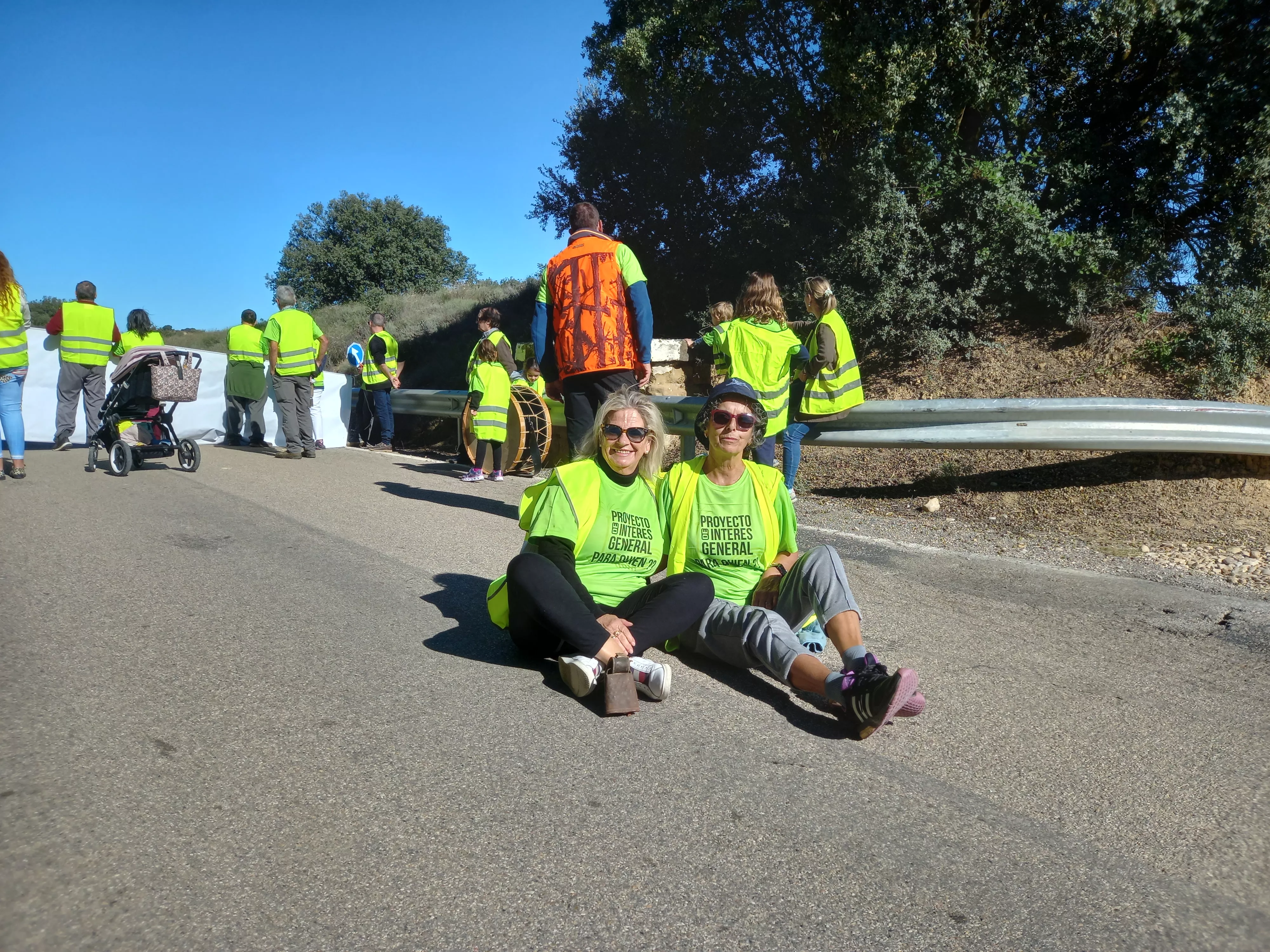Manifestación en Salillas contra los sectores X y XI del Canal del Flumen