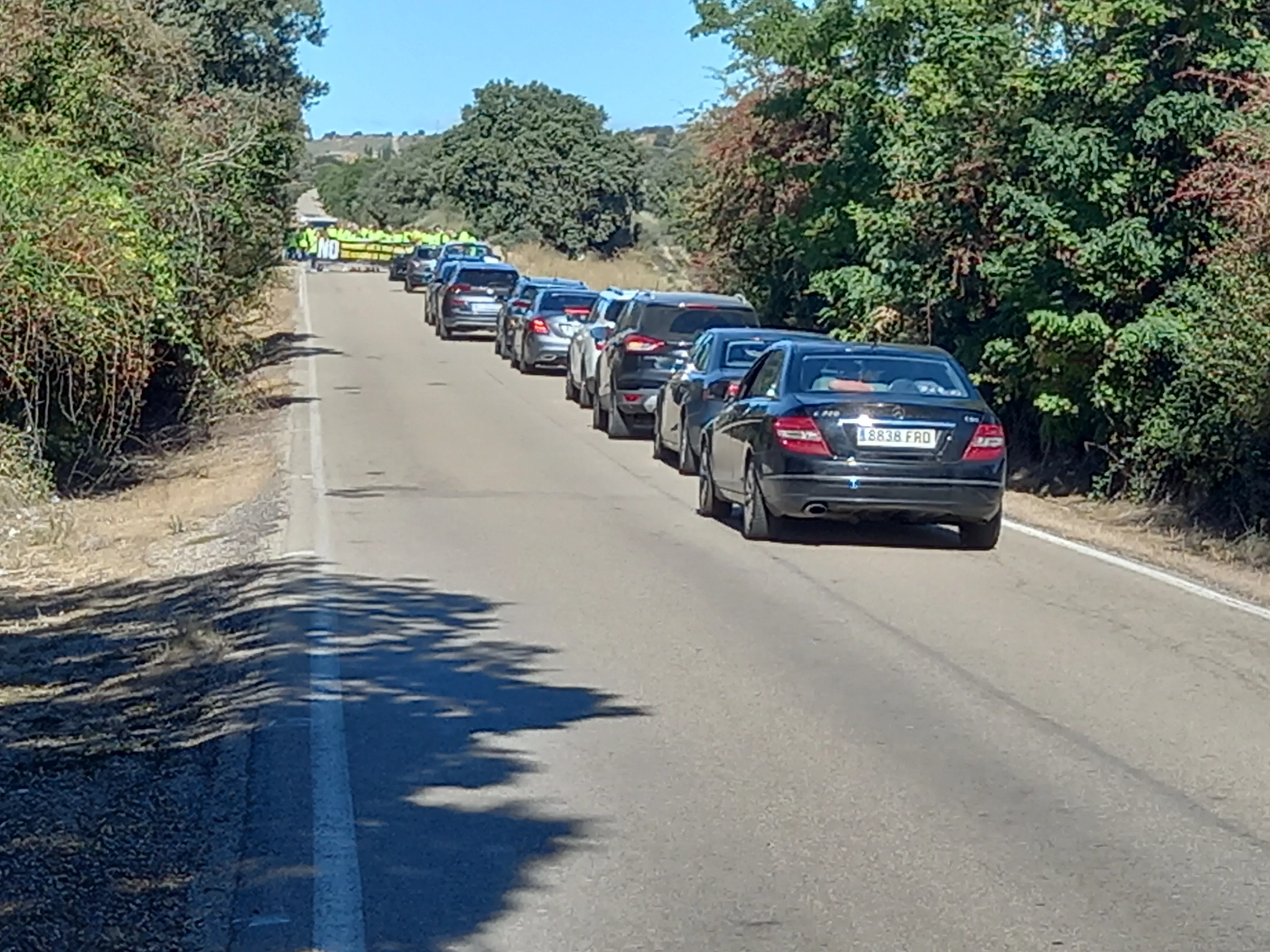 Manifestación en Salillas contra los sectores X y XI del Canal del Flumen