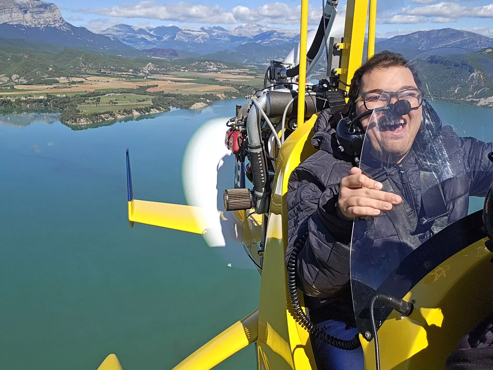 Usuario de Valentia volando. Sueño cumplido.