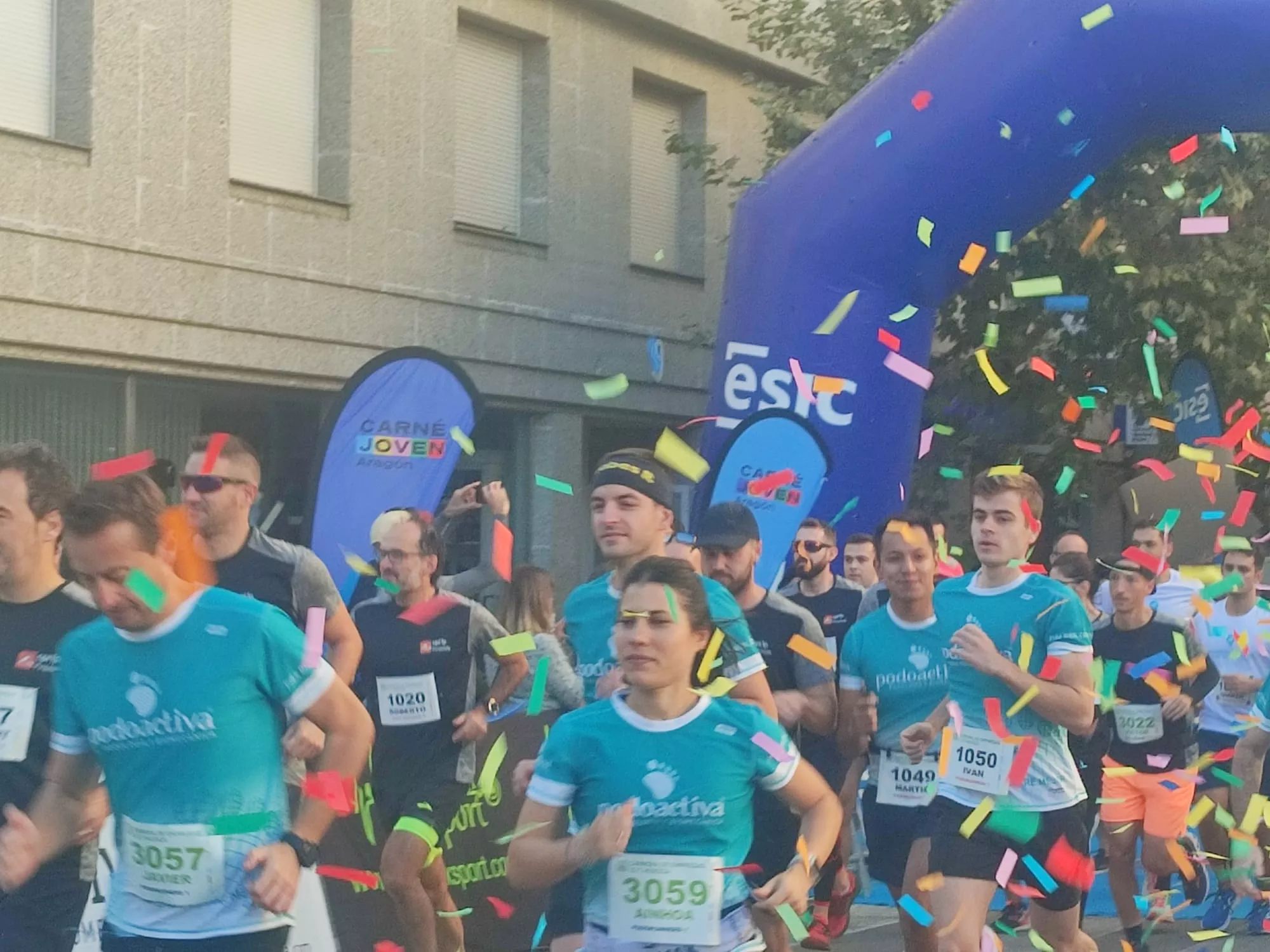 Carrera Esic empresas Huesca  del año pasado.