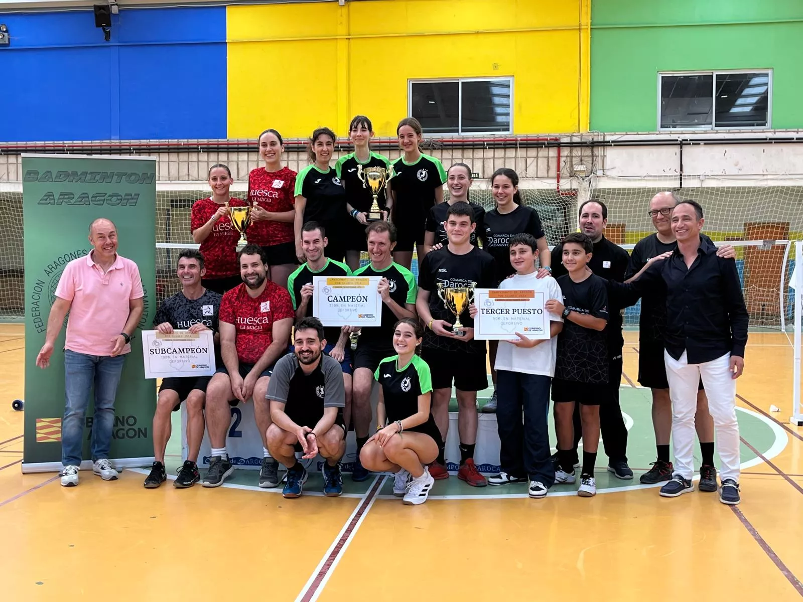 Podio de la Copa de Aragón Absoluta