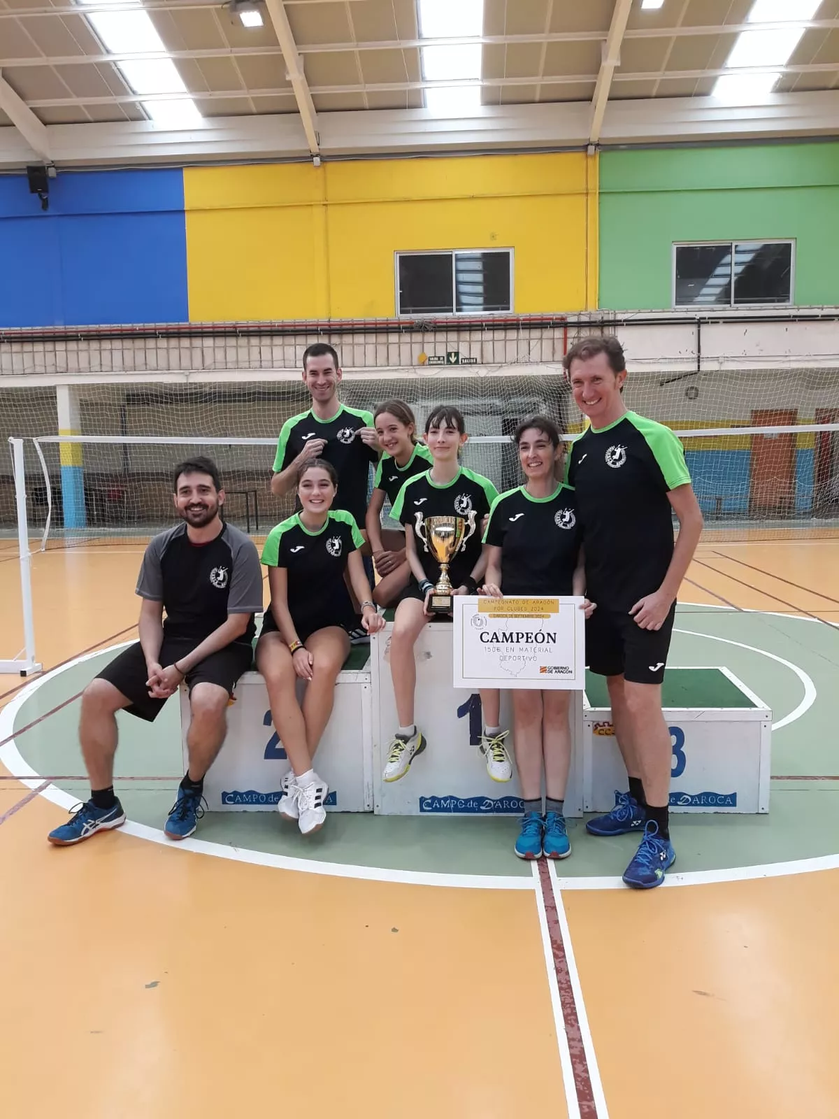 VV Osca, campeón de la Copa de Aragón de clubes.