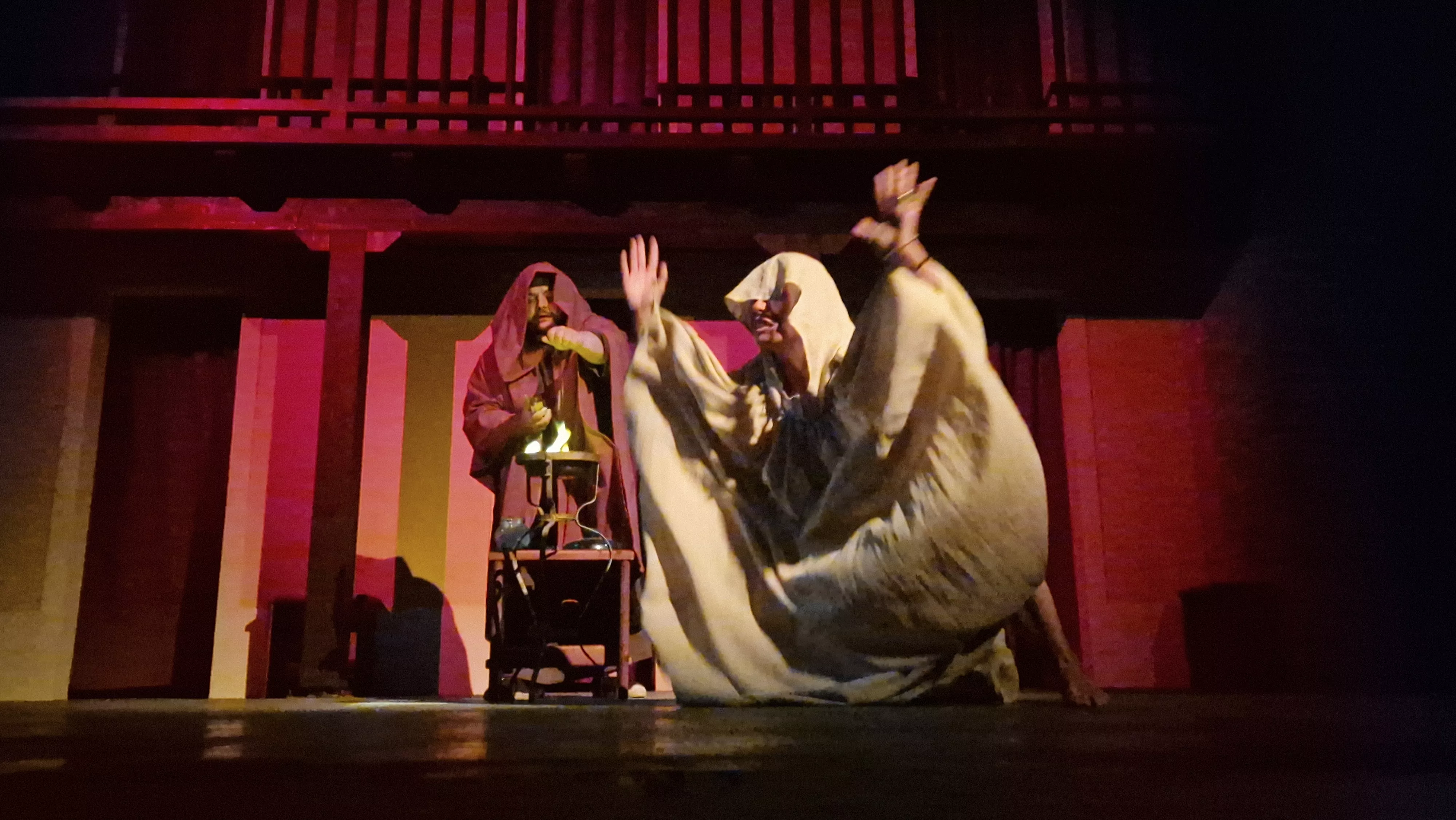 Teatro de Robres, representando a La Celestina. Foto Myriam Martínez 