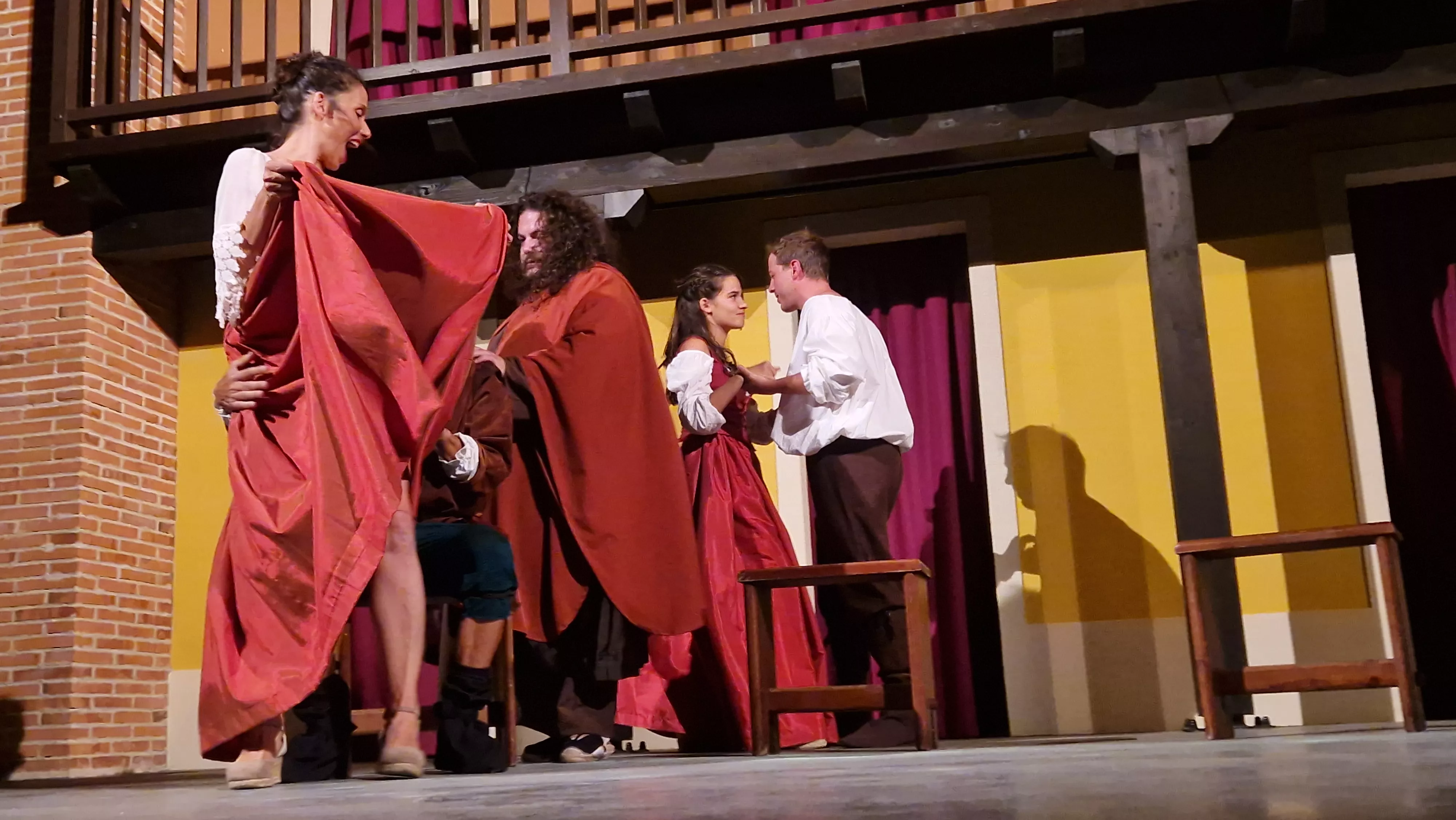 Teatro de Robres, representando a La Celestina. Foto Myriam Martínez 