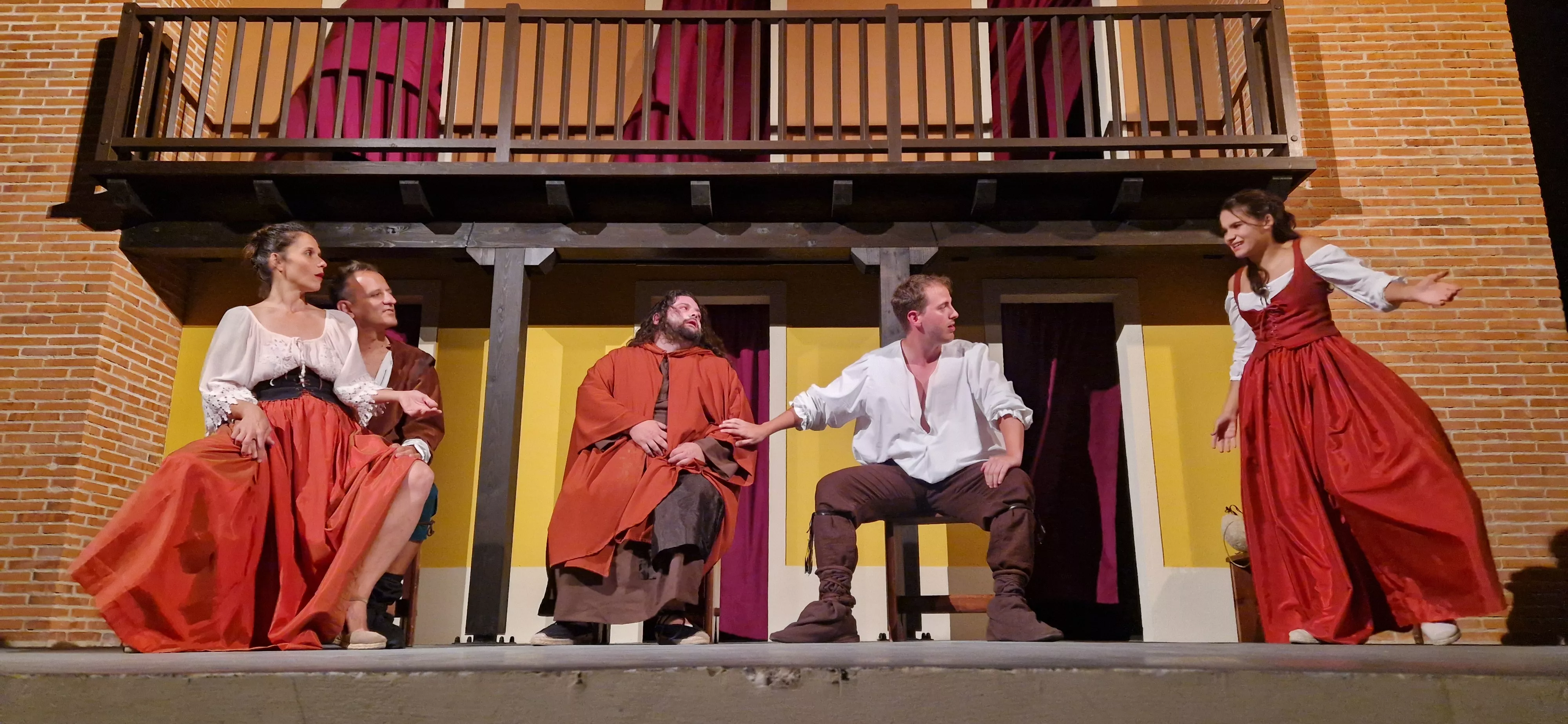 Teatro de Robres, representando a La Celestina. Foto Myriam Martínez 