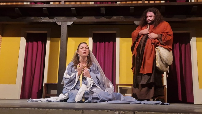 Teatro de Robres, representando a La Celestina. Foto Myriam Martínez Teatro de Robres, representando a La Celestina. Foto Myriam Martínez