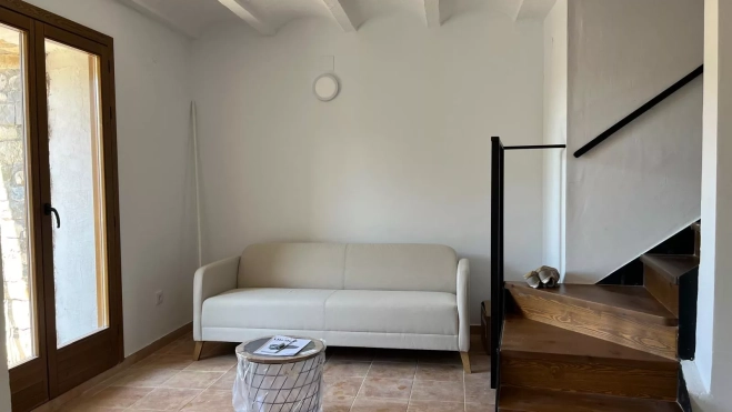 Interior de la vivienda en Arro. Interior de la vivienda en Arro.