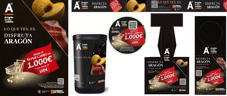 Alimentos Nobles de Aragón comienza una promoción en 520 establecimientos de la región, de Madrid y Valencia