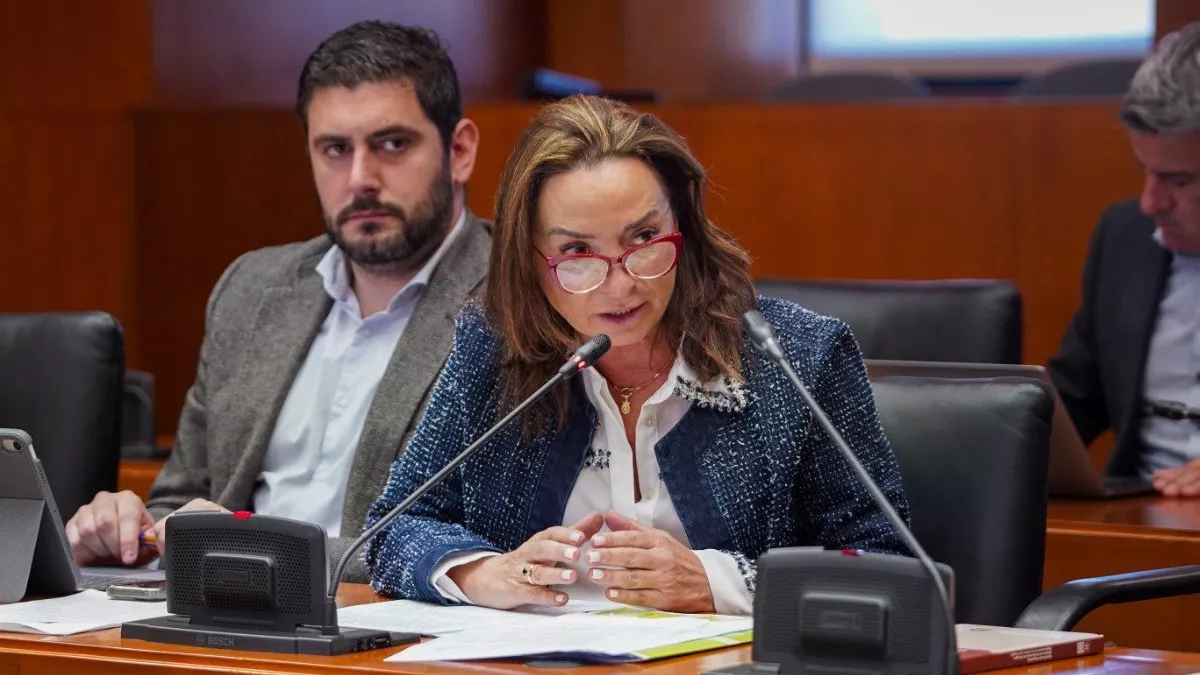 Carmen Rouco junto a Alejandro Nolasco en la presentación de la iniciativa para la carretera de Salillas a Pertusa