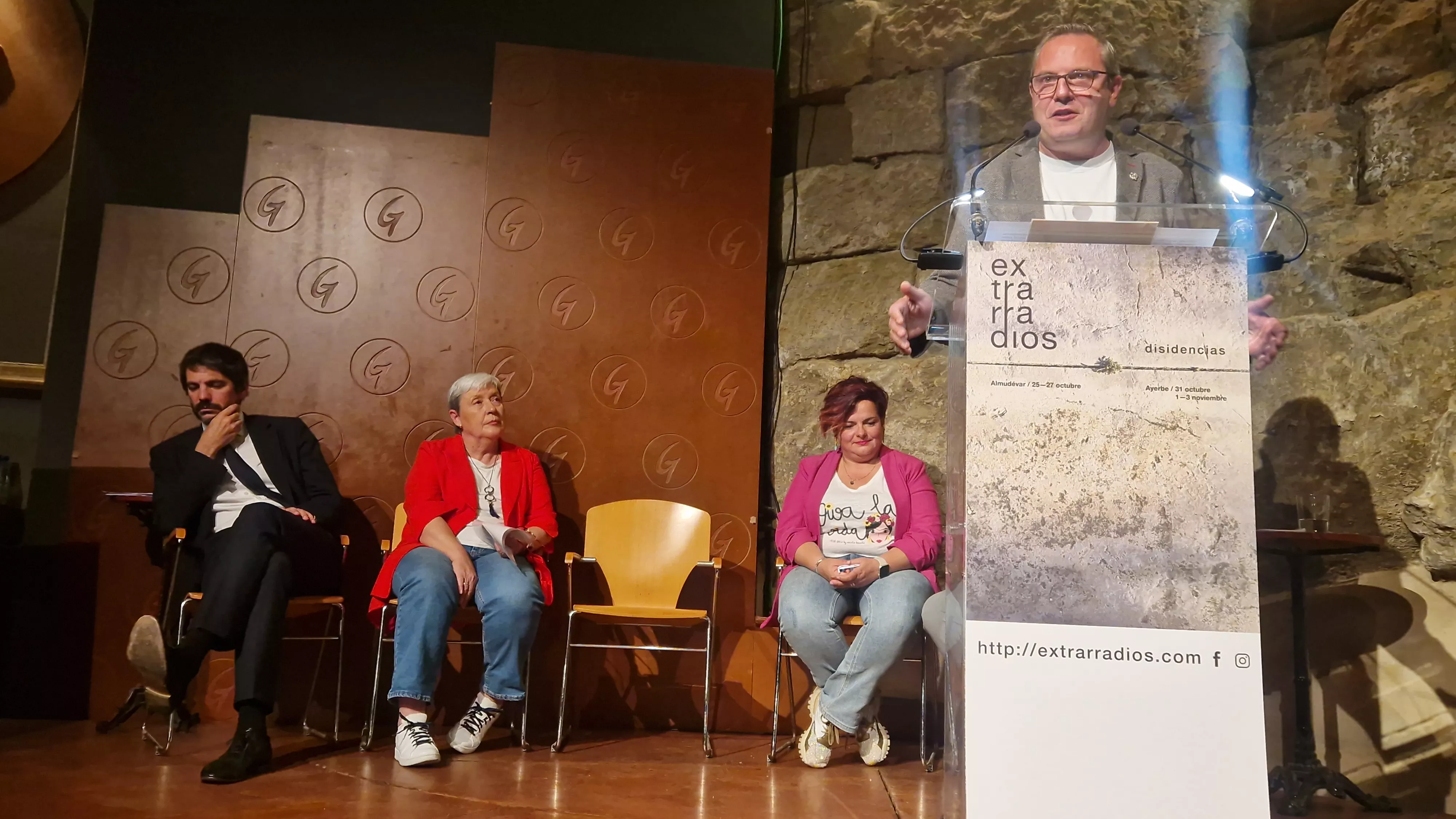 Martínez, en su intervención. Foto Myriam Martínez