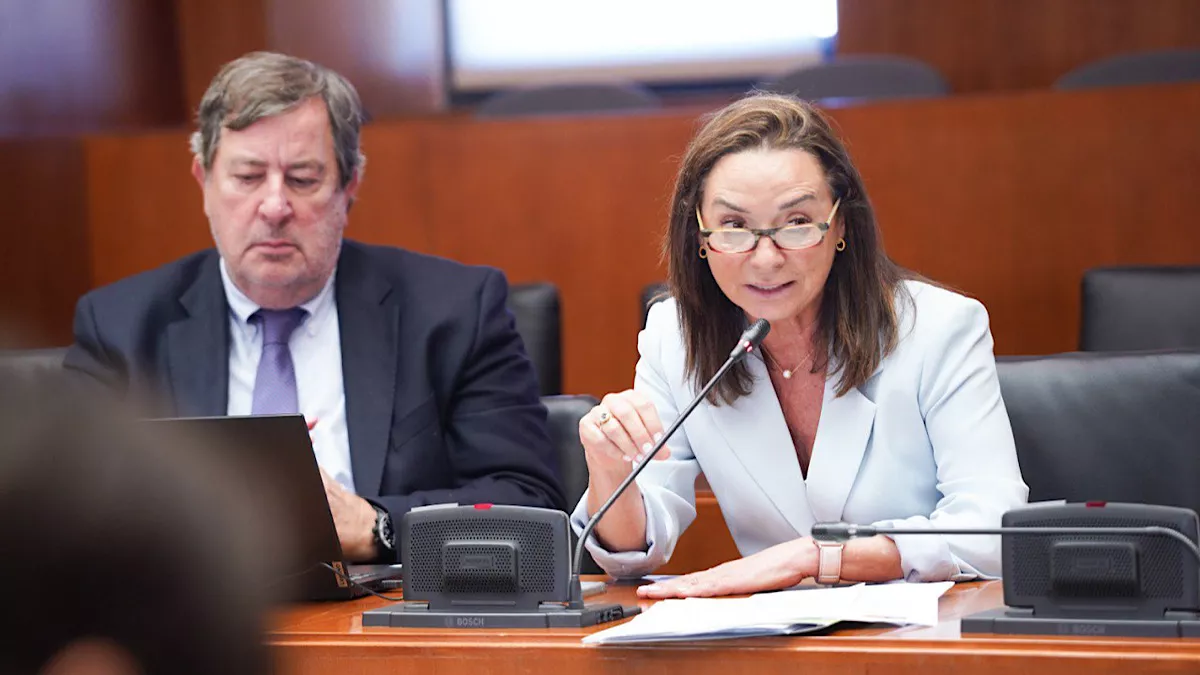 Carmen Rouco, diputada de VOX en la Comisión de Medio Ambiente y Turismo en las Cortes de Aragón