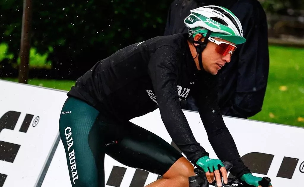 Fernando Barceló en la Cro Race. Foto: X @SprintCycling