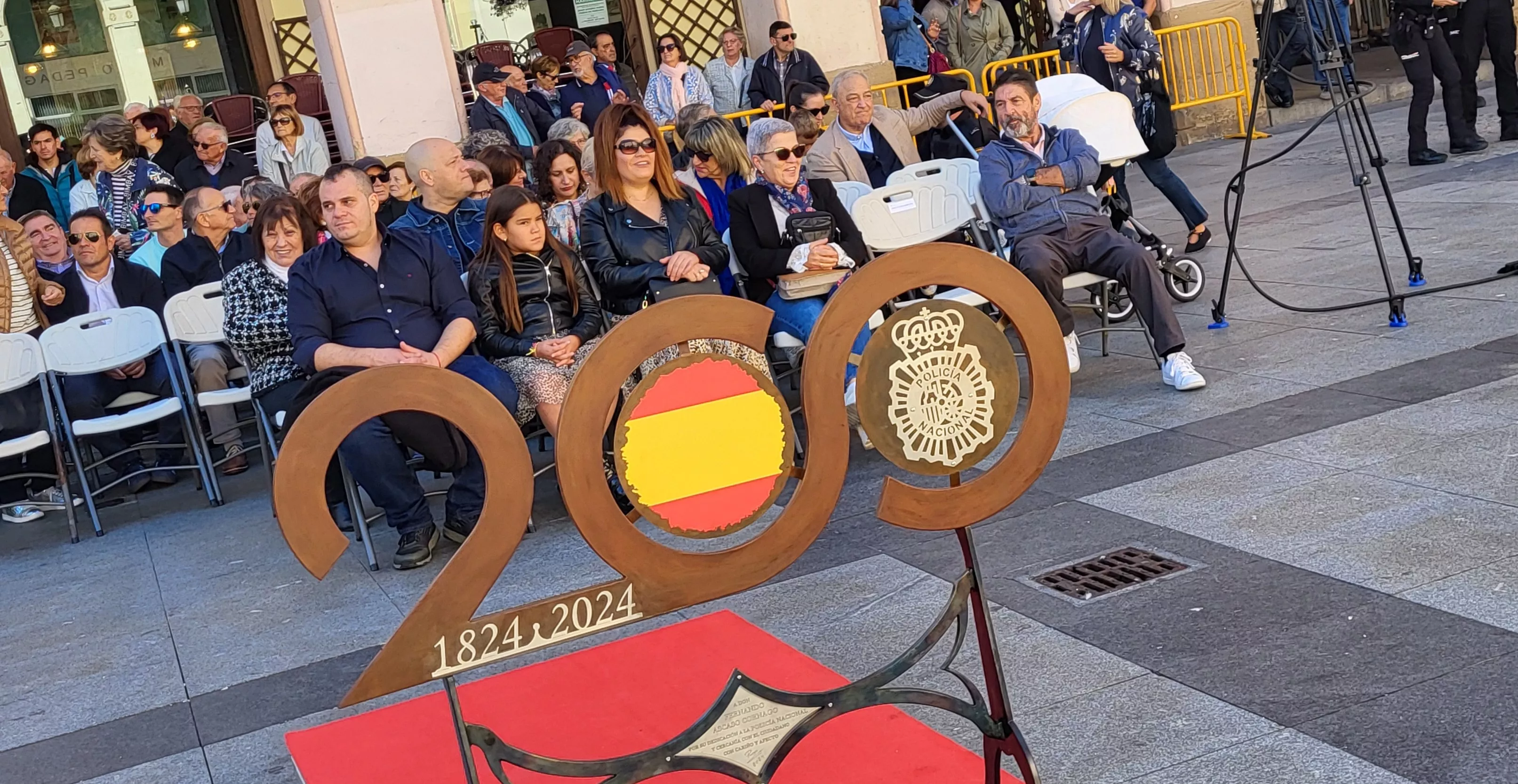 Celebración de la Policía Nacional de Huesca de la festividad de los Ángeles Custodios. Foto Mercedes Manterola