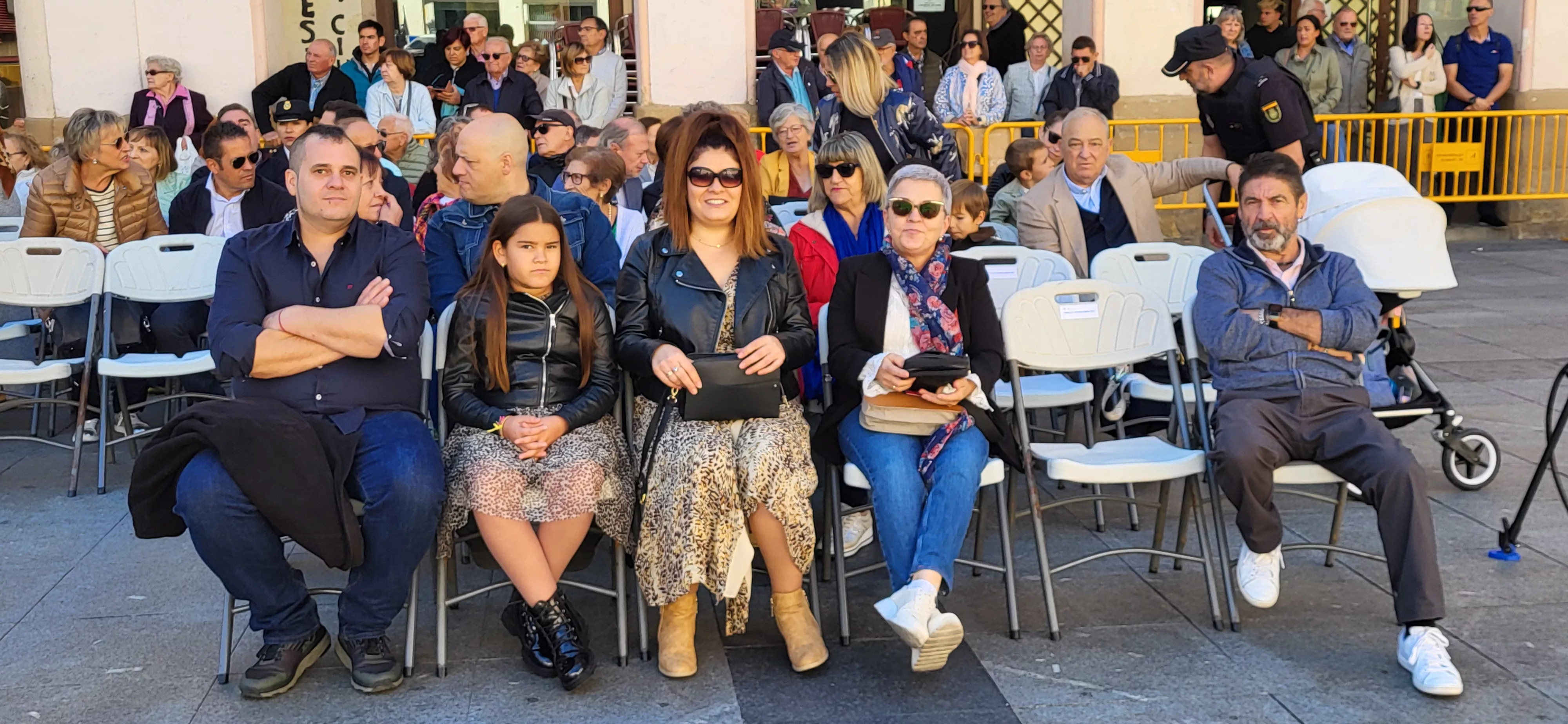 Celebración de la Policía Nacional de Huesca de la festividad de los Ángeles Custodios. Foto Mercedes Manterola