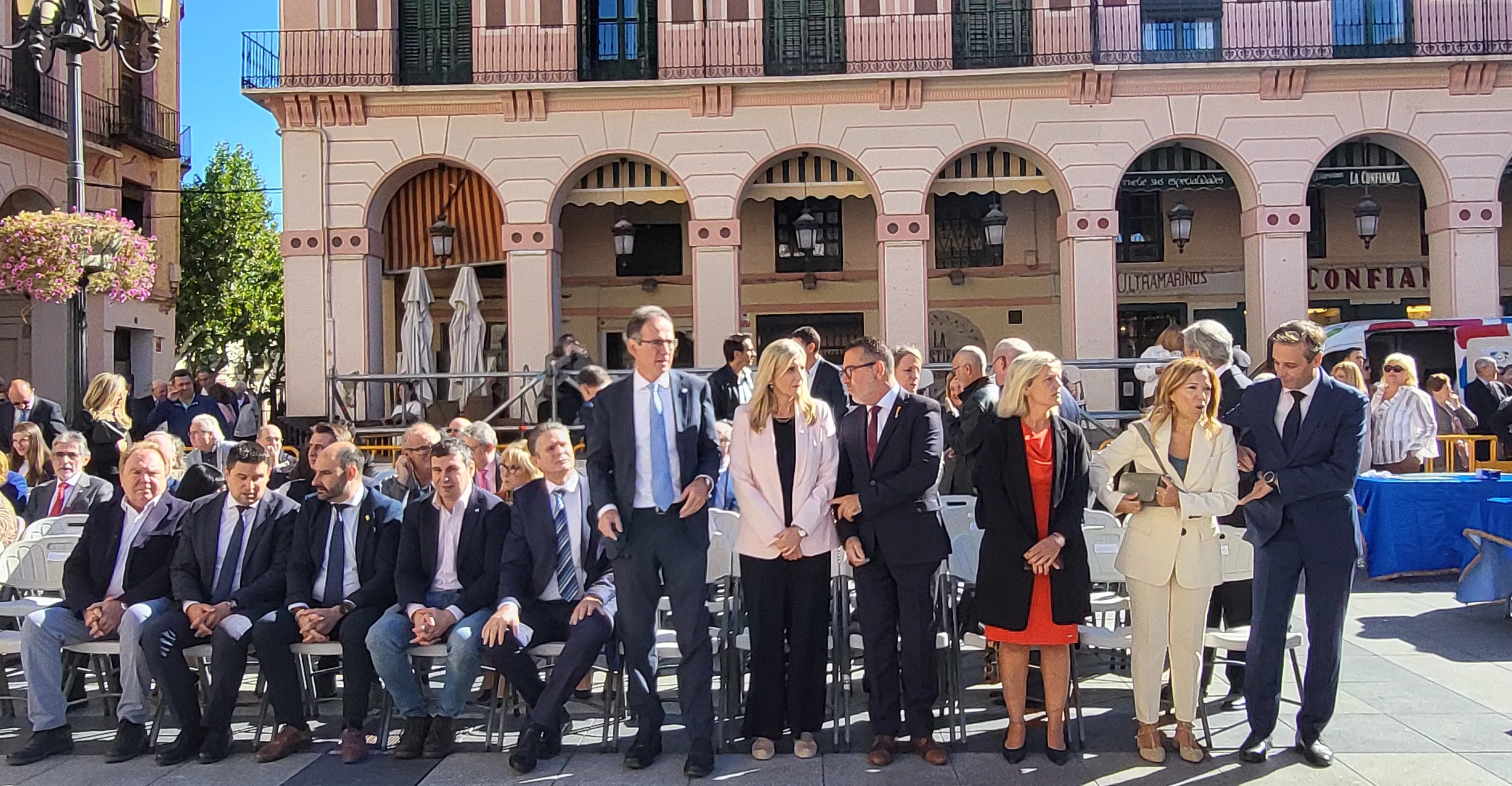 Celebración de la Policía Nacional de Huesca de la festividad de los Ángeles Custodios. Foto Mercedes Manterola