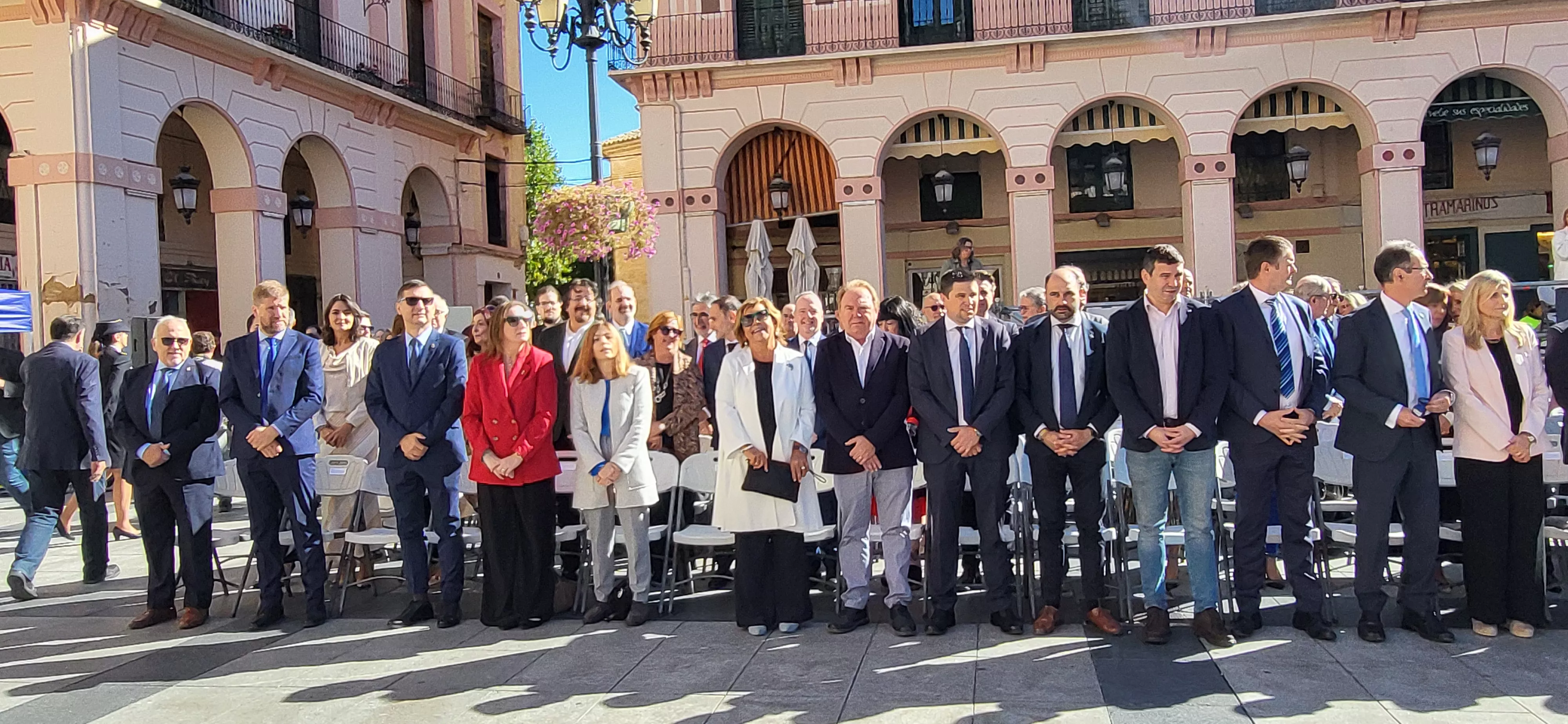 Celebración de la Policía Nacional de Huesca de la festividad de los Ángeles Custodios. Foto Mercedes Manterola