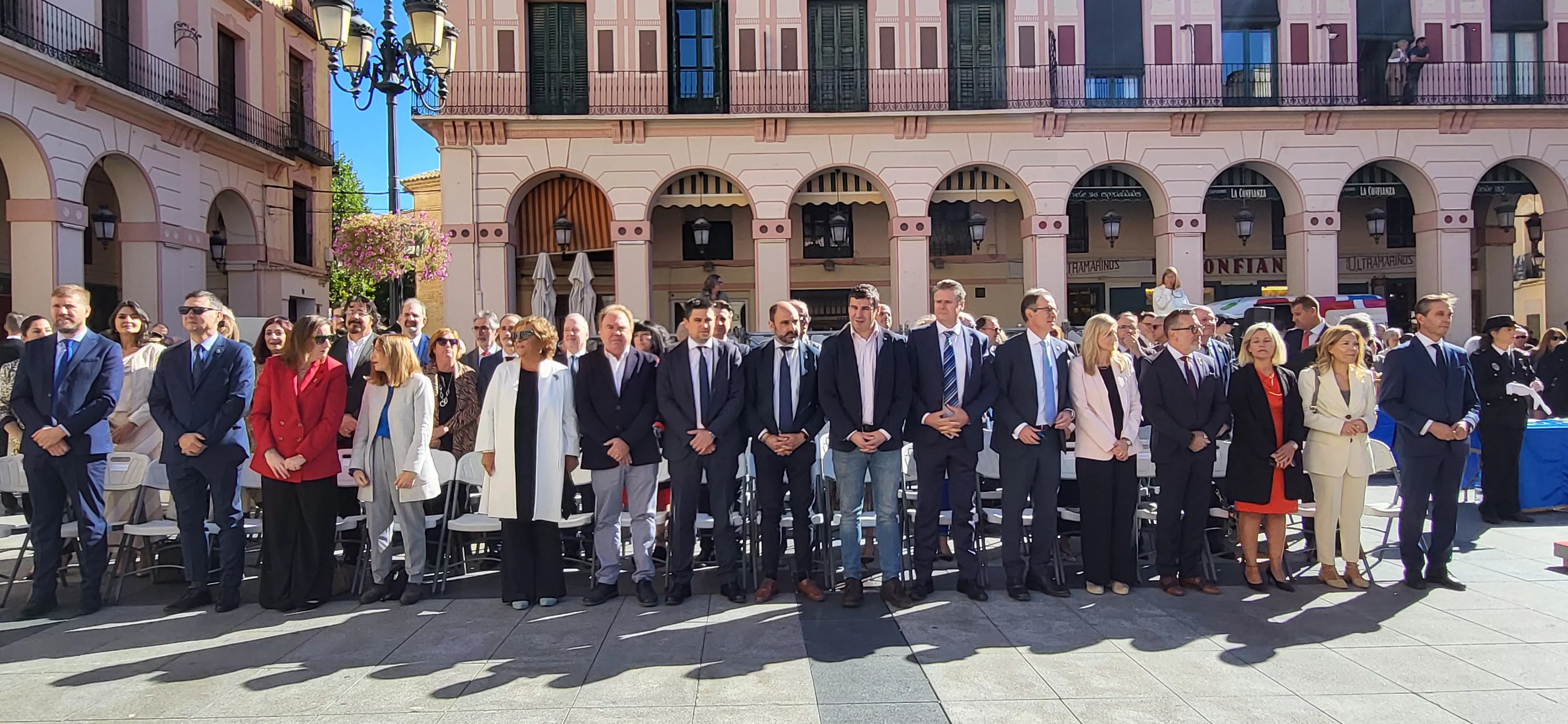 Celebración de la Policía Nacional de Huesca de la festividad de los Ángeles Custodios. Foto Mercedes Manterola