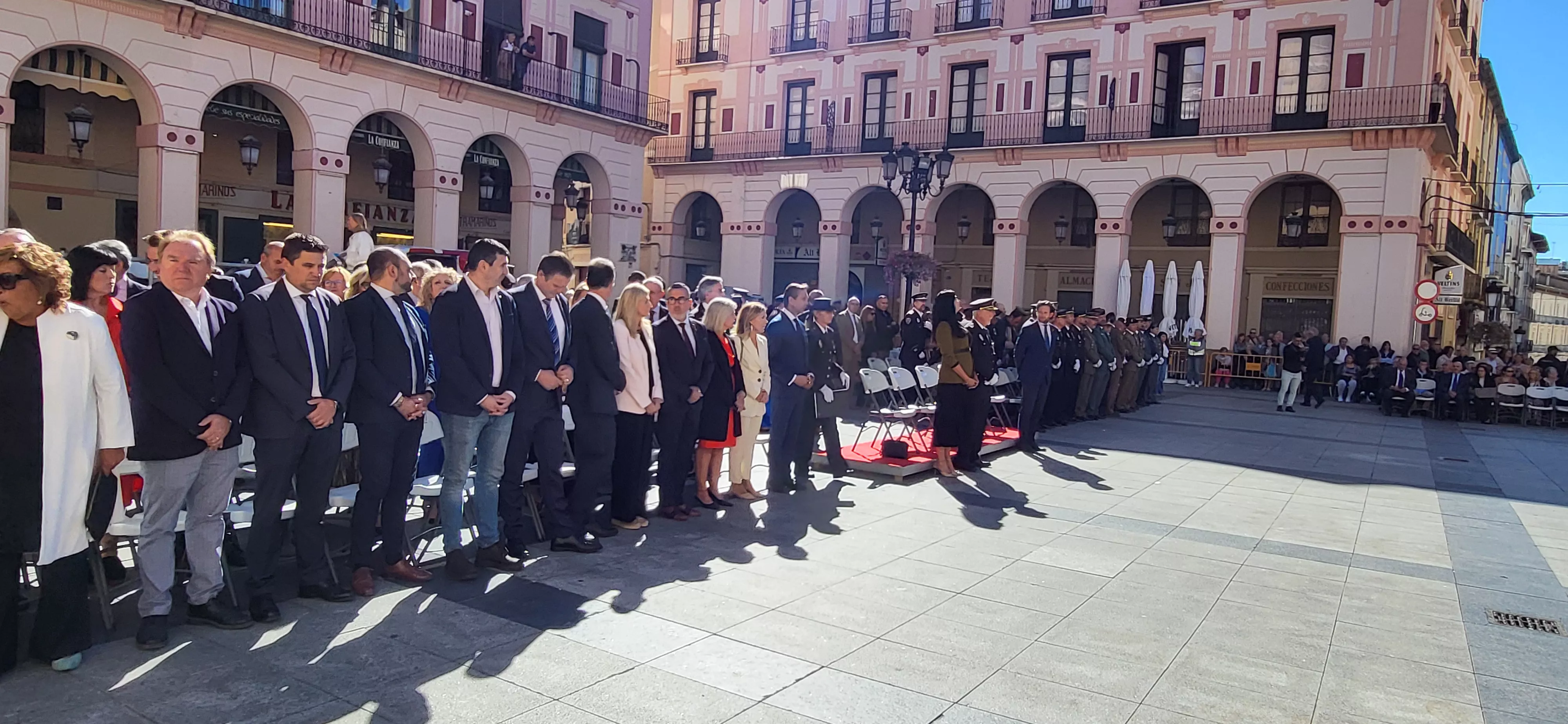 Celebración de la Policía Nacional de Huesca de la festividad de los Ángeles Custodios. Foto Mercedes Manterola