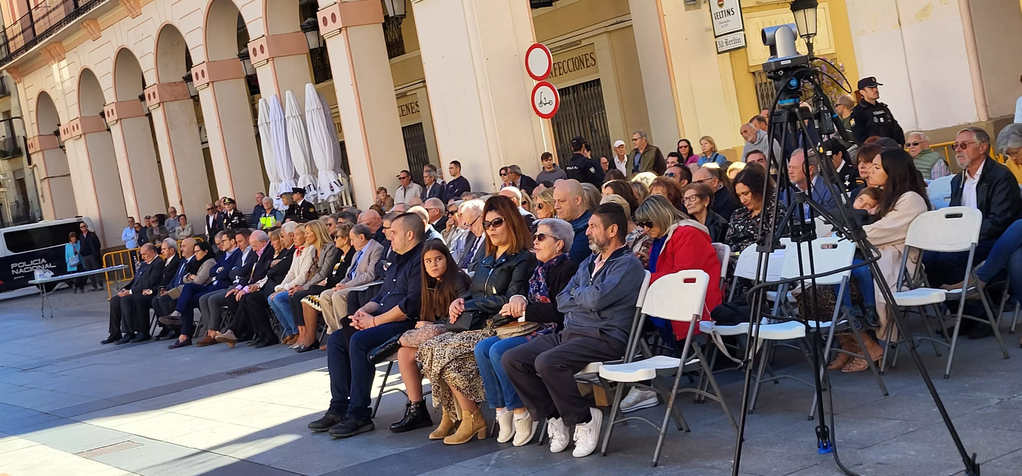 Celebración de la Policía Nacional de Huesca de la festividad de los Ángeles Custodios. Foto Mercedes Manterola