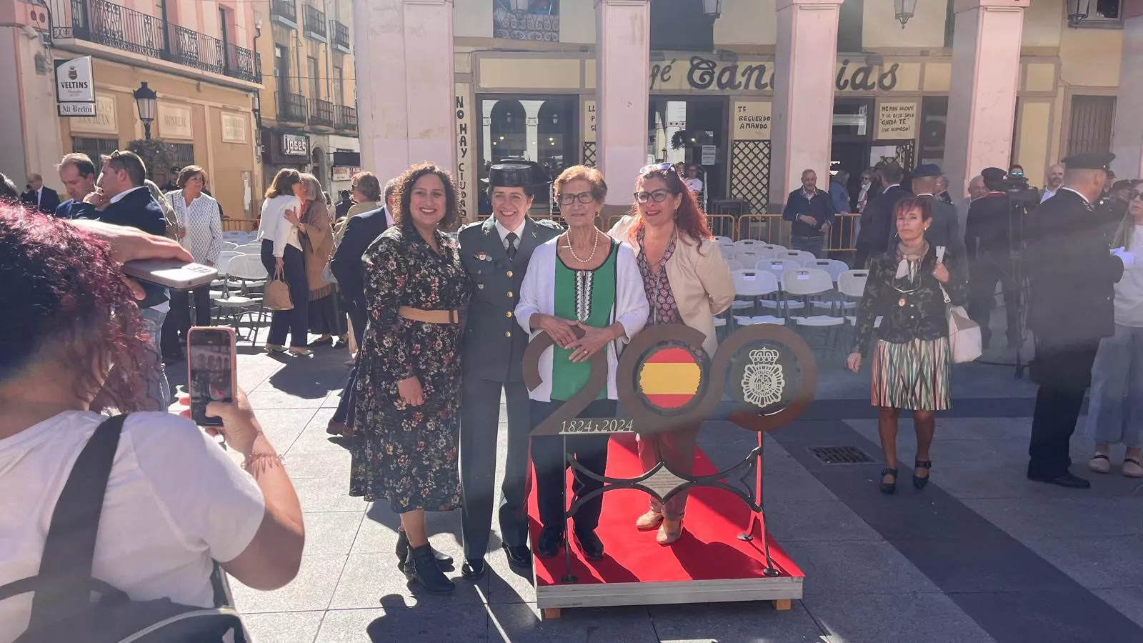 Celebración de la Policía Nacional de Huesca de la festividad de los Ángeles Custodios. Foto Mercedes Manterola