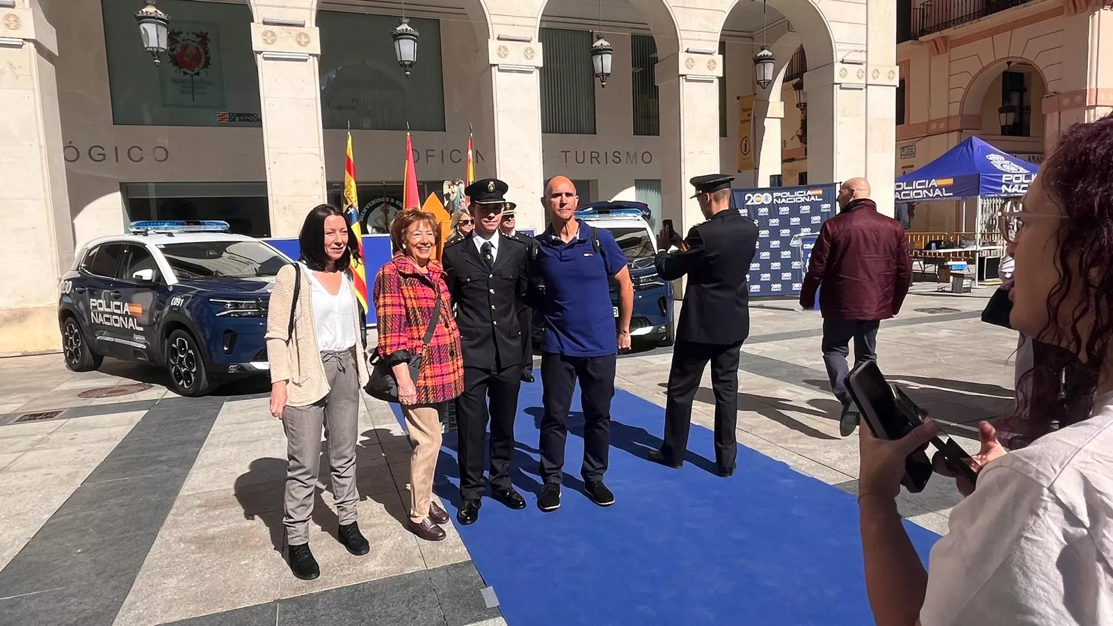 Celebración de la Policía Nacional de Huesca de la festividad de los Ángeles Custodios. Foto Mercedes Manterola