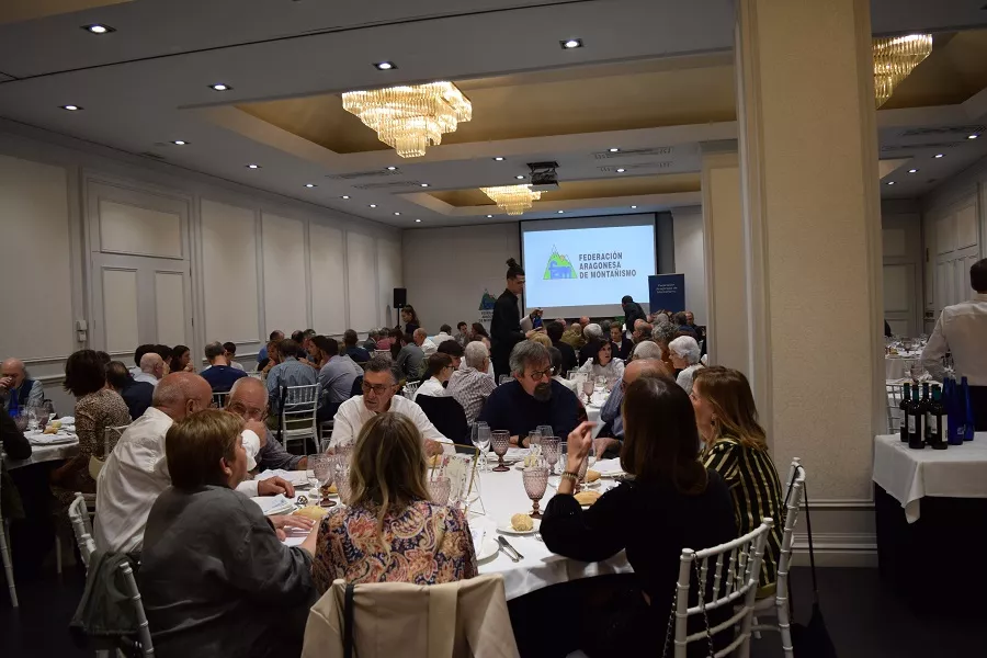 Foto de archivo de la pasada edición de la Cena de la Montaña.