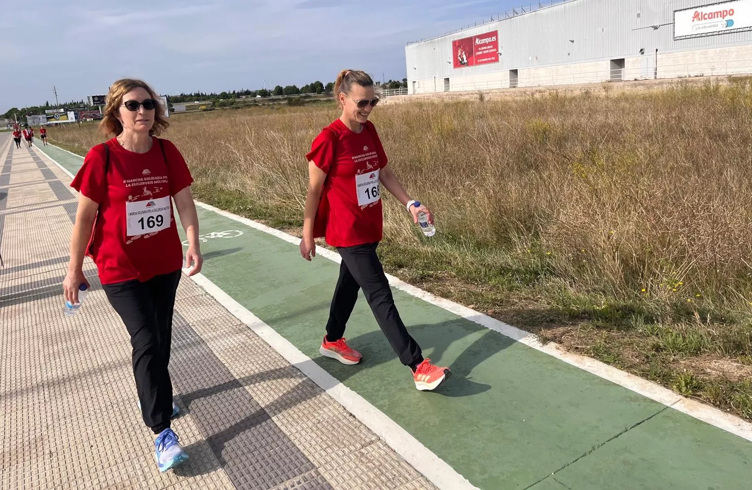 Segunda Marcha Solidaria por la Esclerosis Múltiple de Aodem. Foto Mercedes Manterola