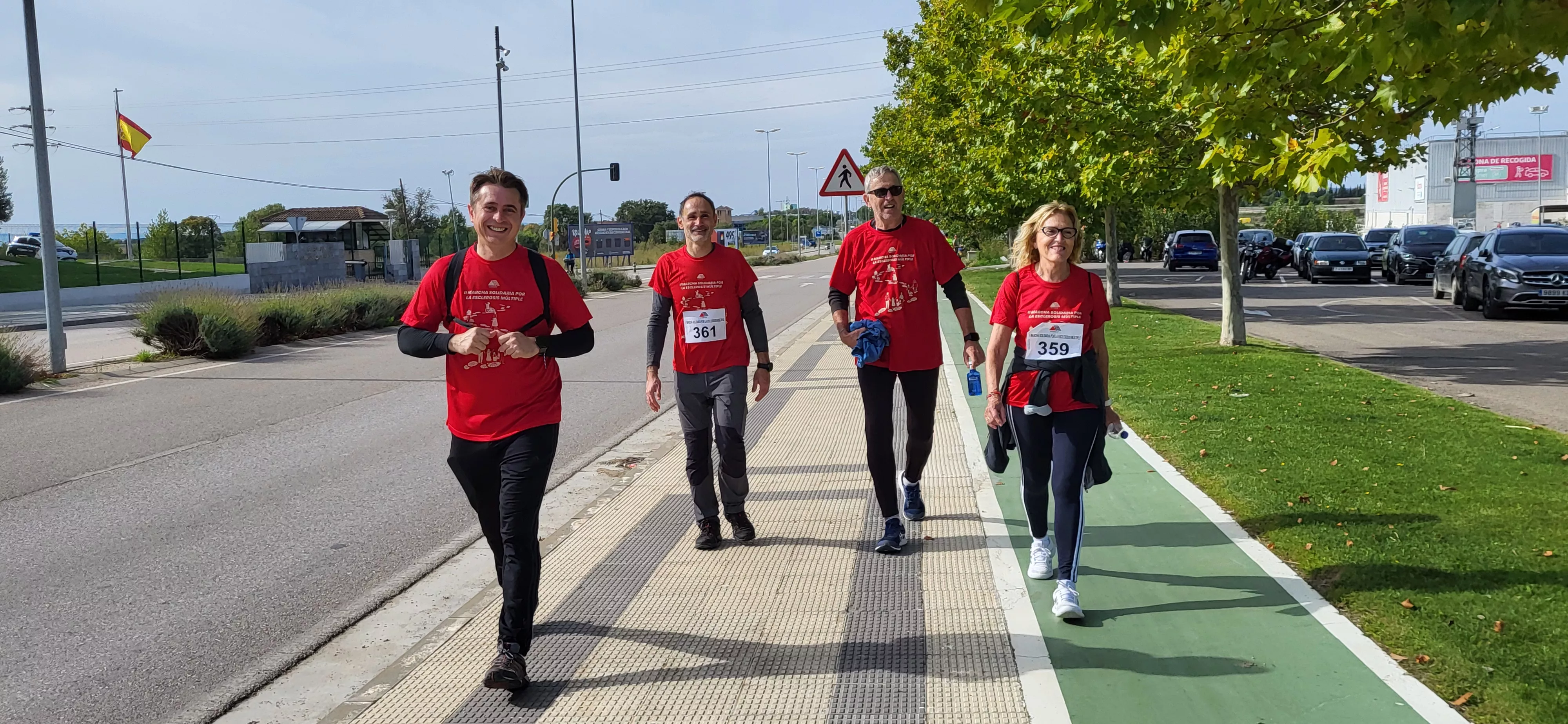 Segunda Marcha Solidaria por la Esclerosis Múltiple de Aodem. Foto Mercedes Manterola