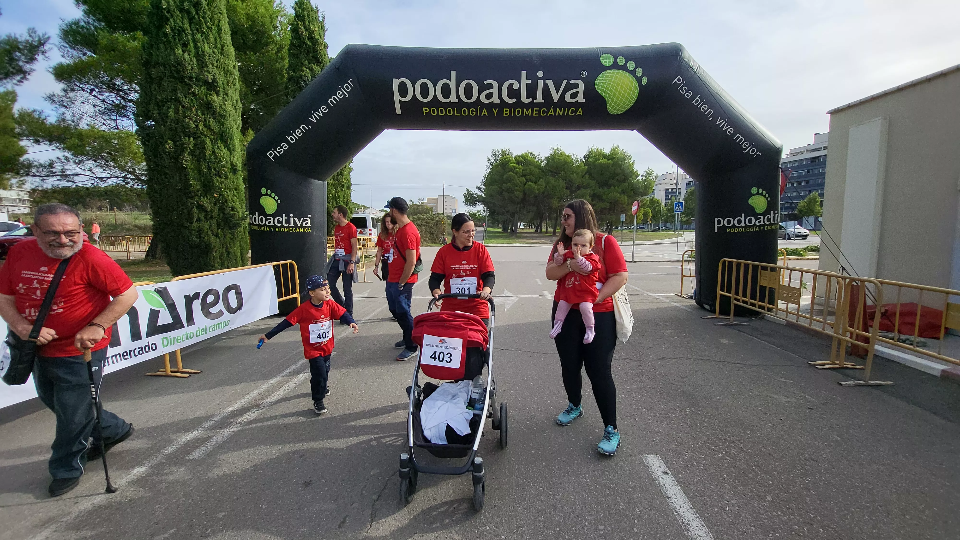 Segunda Marcha Solidaria por la Esclerosis Múltiple de Aodem. Foto Mercedes Manterola