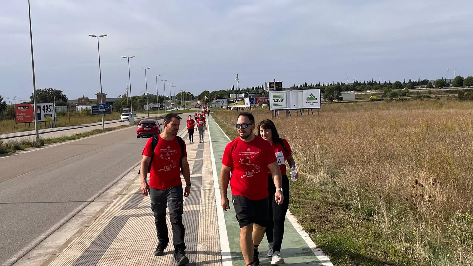 Segunda Marcha Solidaria por la Esclerosis Múltiple de Aodem. Foto Mercedes Manterola