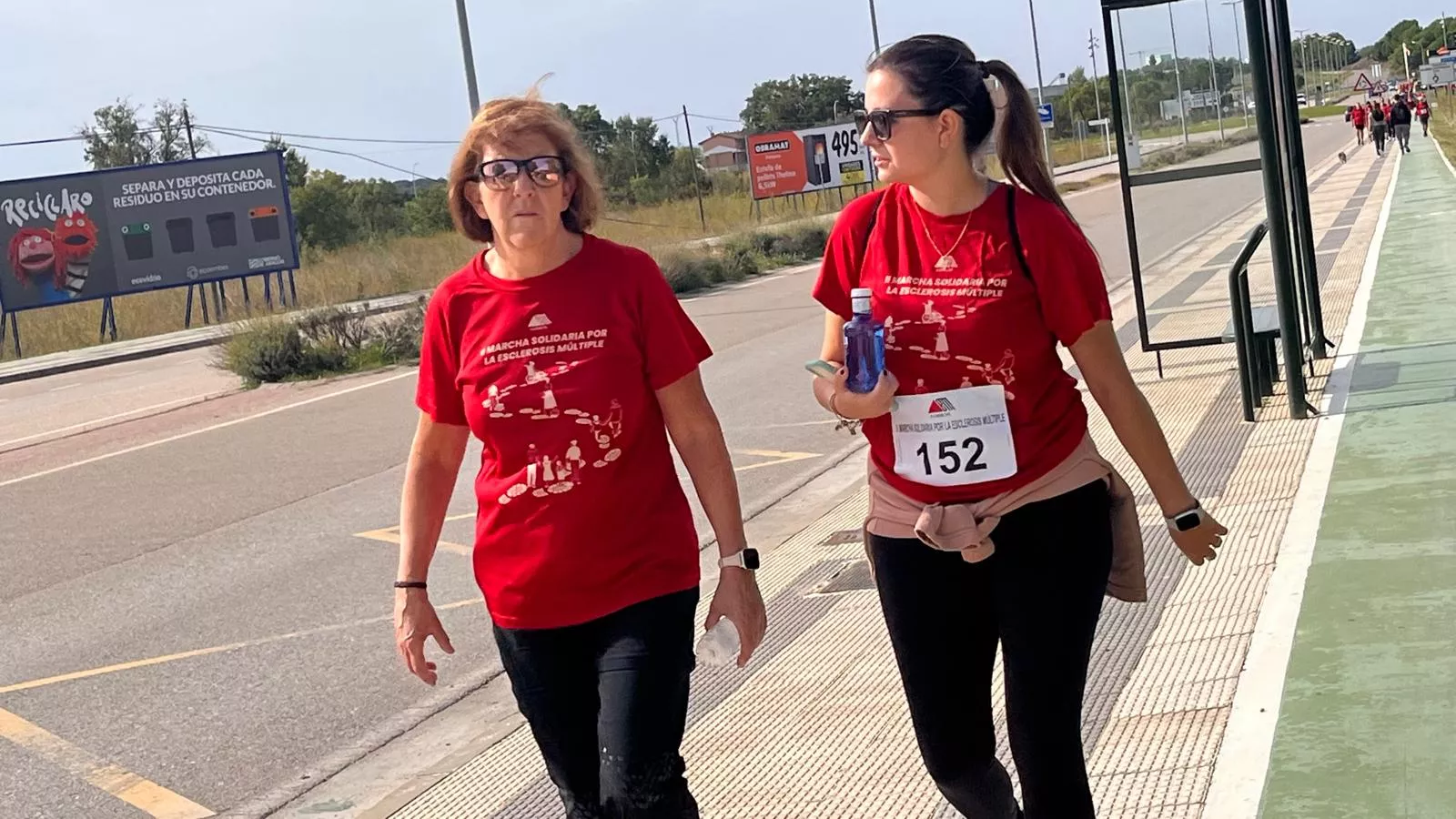 Segunda Marcha Solidaria por la Esclerosis Múltiple de Aodem. Foto Mercedes Manterola