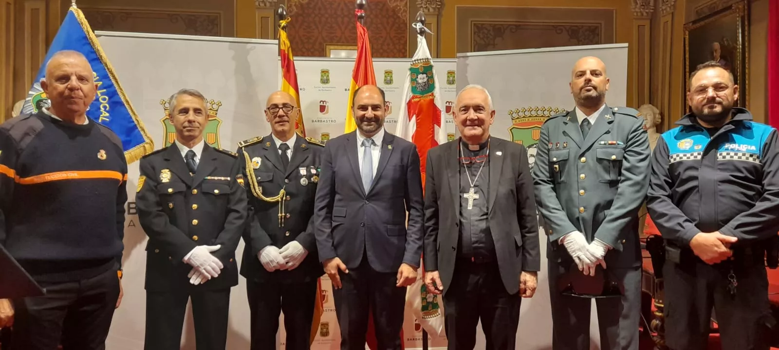 Celebración de la fiesta de la Policía Local de Barbastro