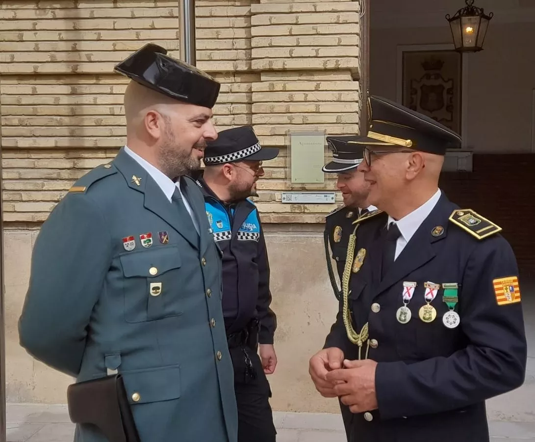 Celebración de la fiesta de la Policía Local de Barbastro