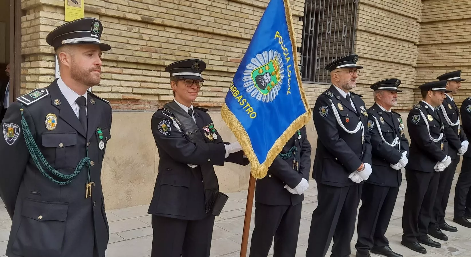 Celebración de la fiesta de la Policía Local de Barbastro