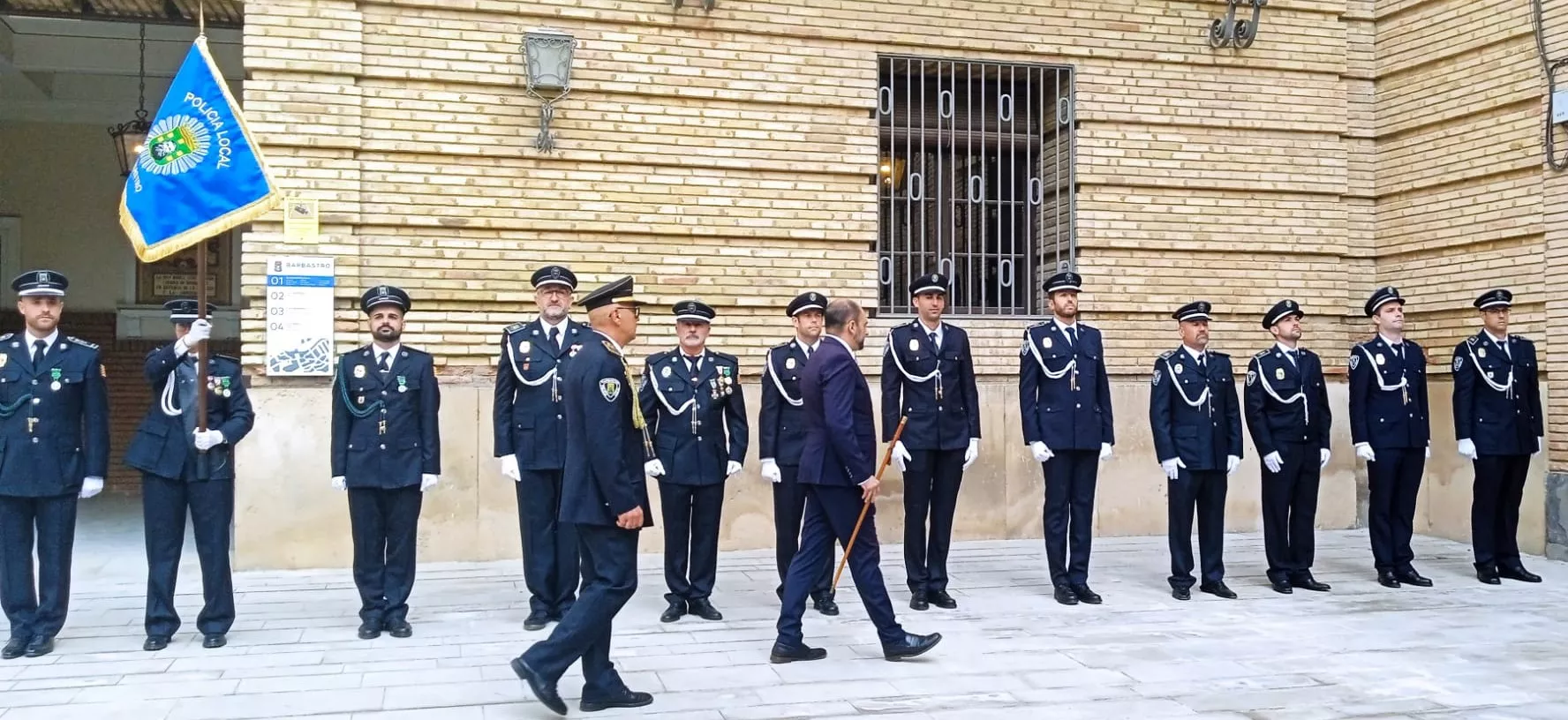 Celebración de la fiesta de la Policía Local de Barbastro