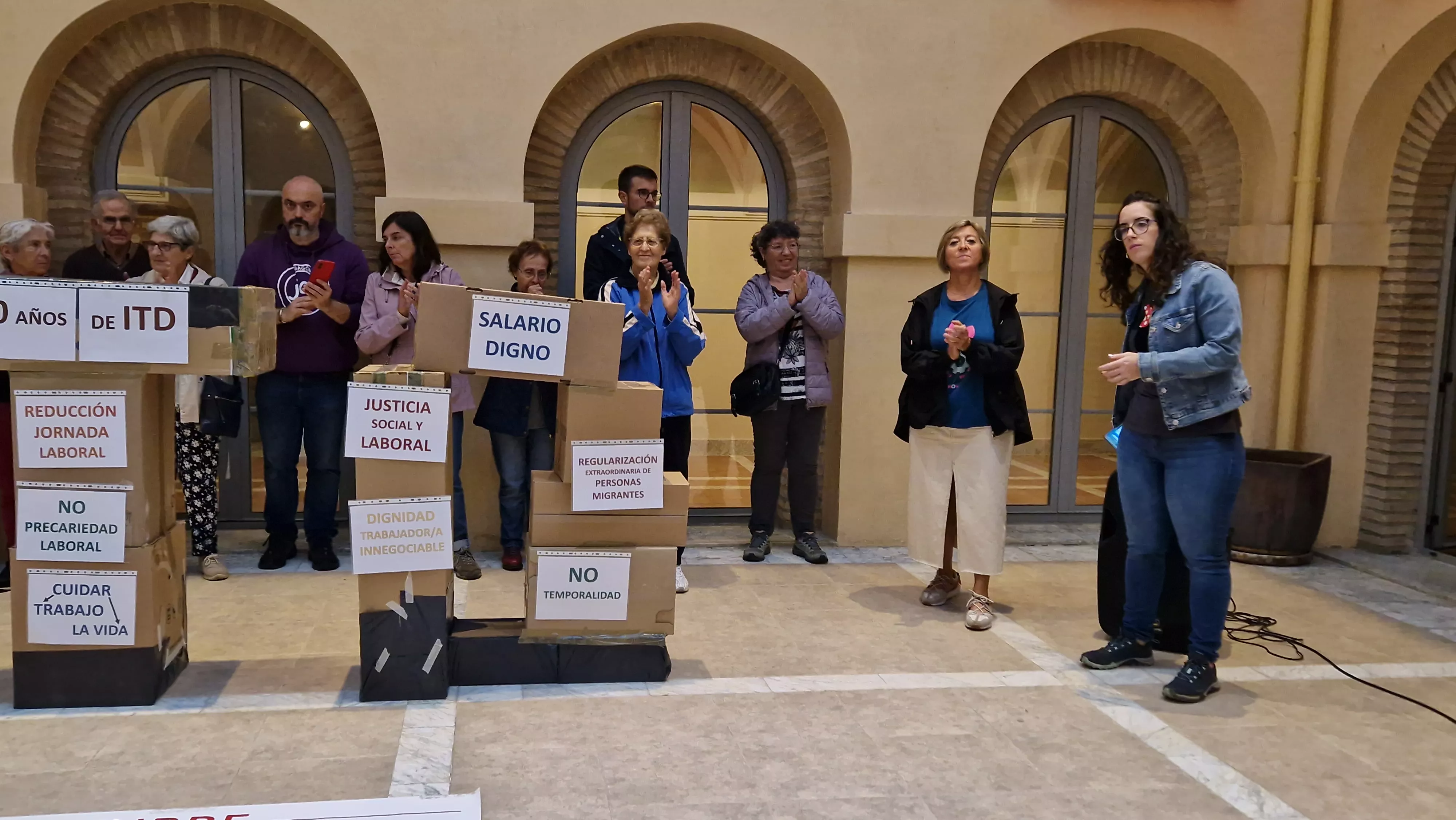  Jornada Mundial de la Iglesia por el Trabajo Decente. Foto Myriam Martínez 