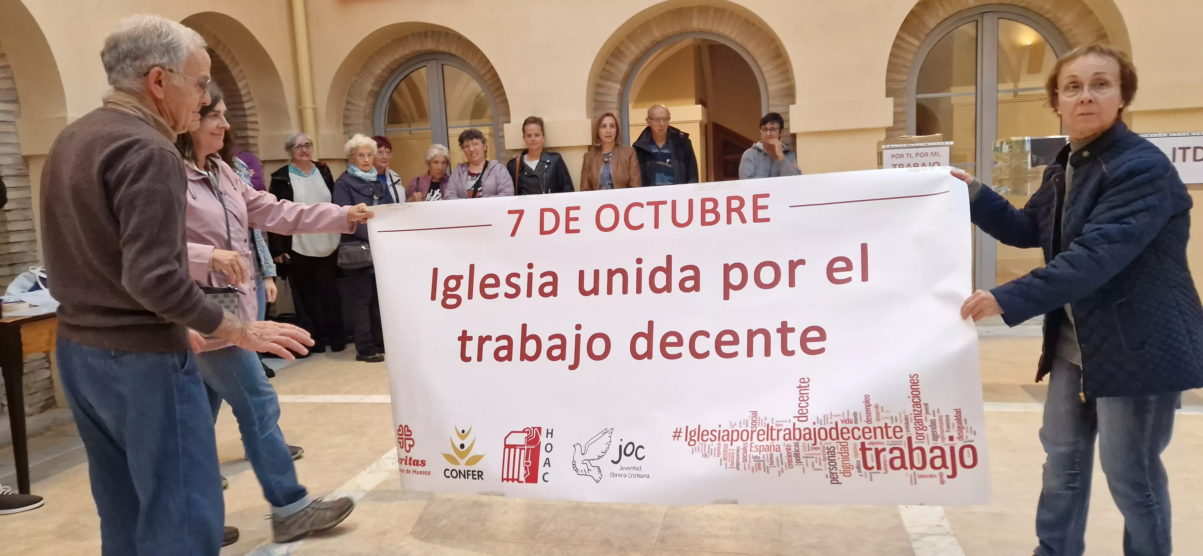  Jornada Mundial de la Iglesia por el Trabajo Decente. Foto Myriam Martínez 