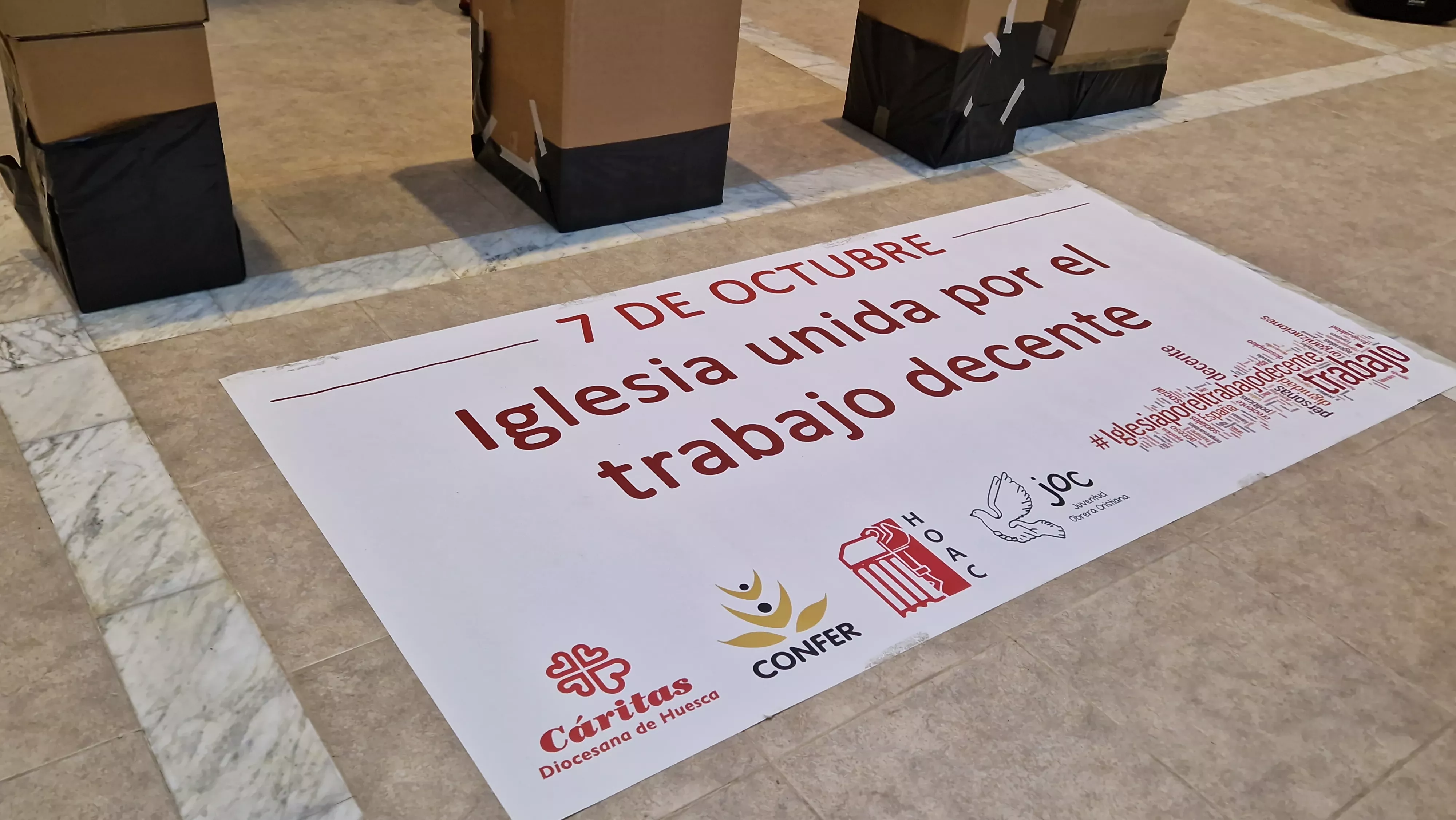  Jornada Mundial de la Iglesia por el Trabajo Decente. Foto Myriam Martínez 