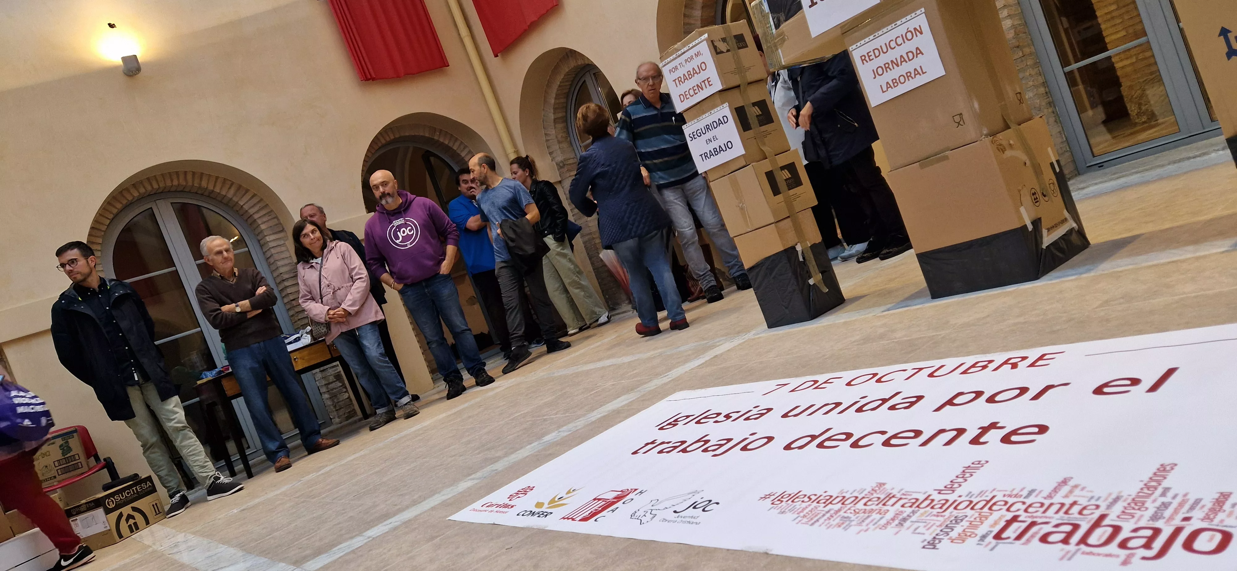  Jornada Mundial de la Iglesia por el Trabajo Decente. Foto Myriam Martínez 