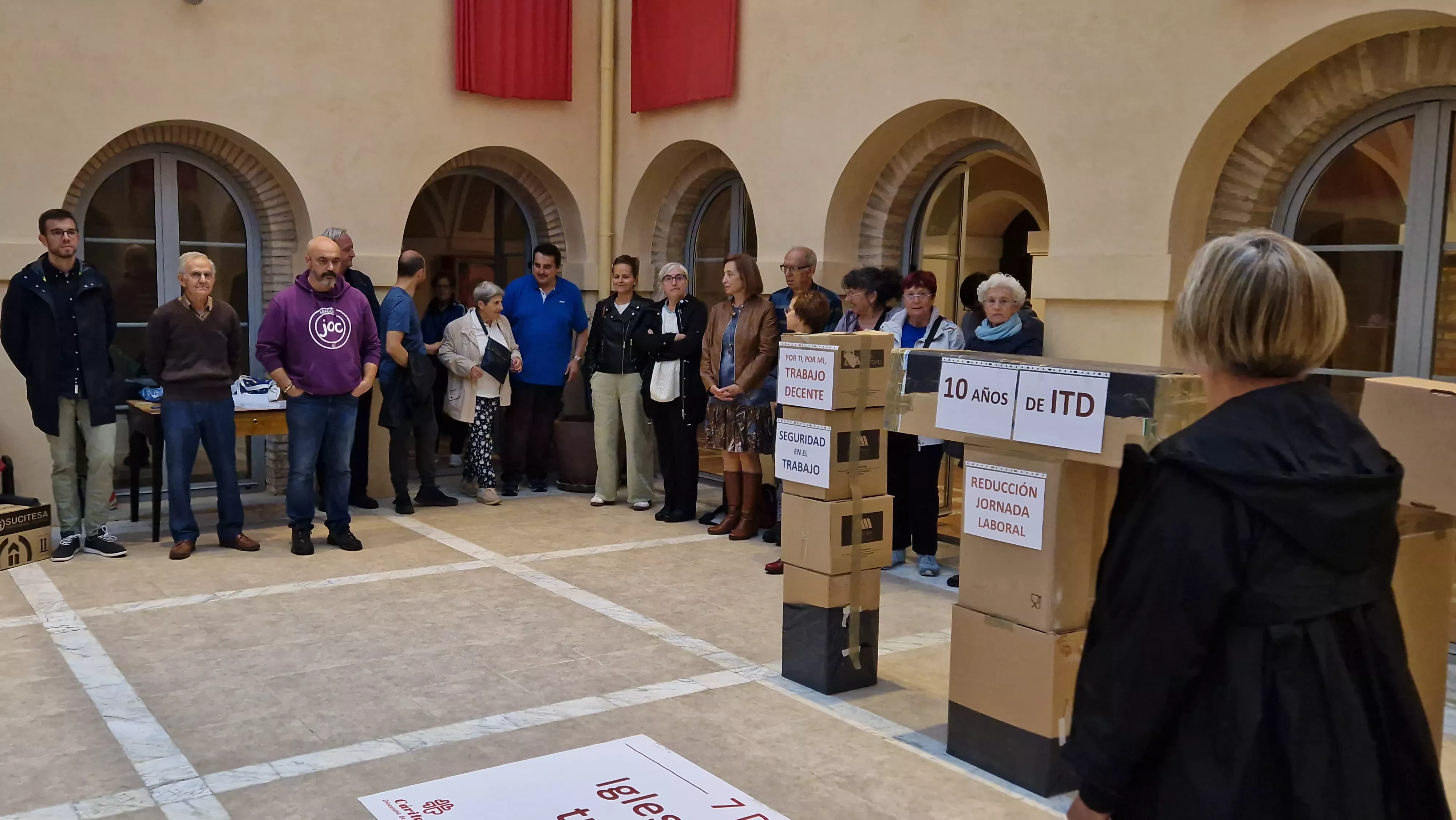  Jornada Mundial de la Iglesia por el Trabajo Decente. Foto Myriam Martínez 