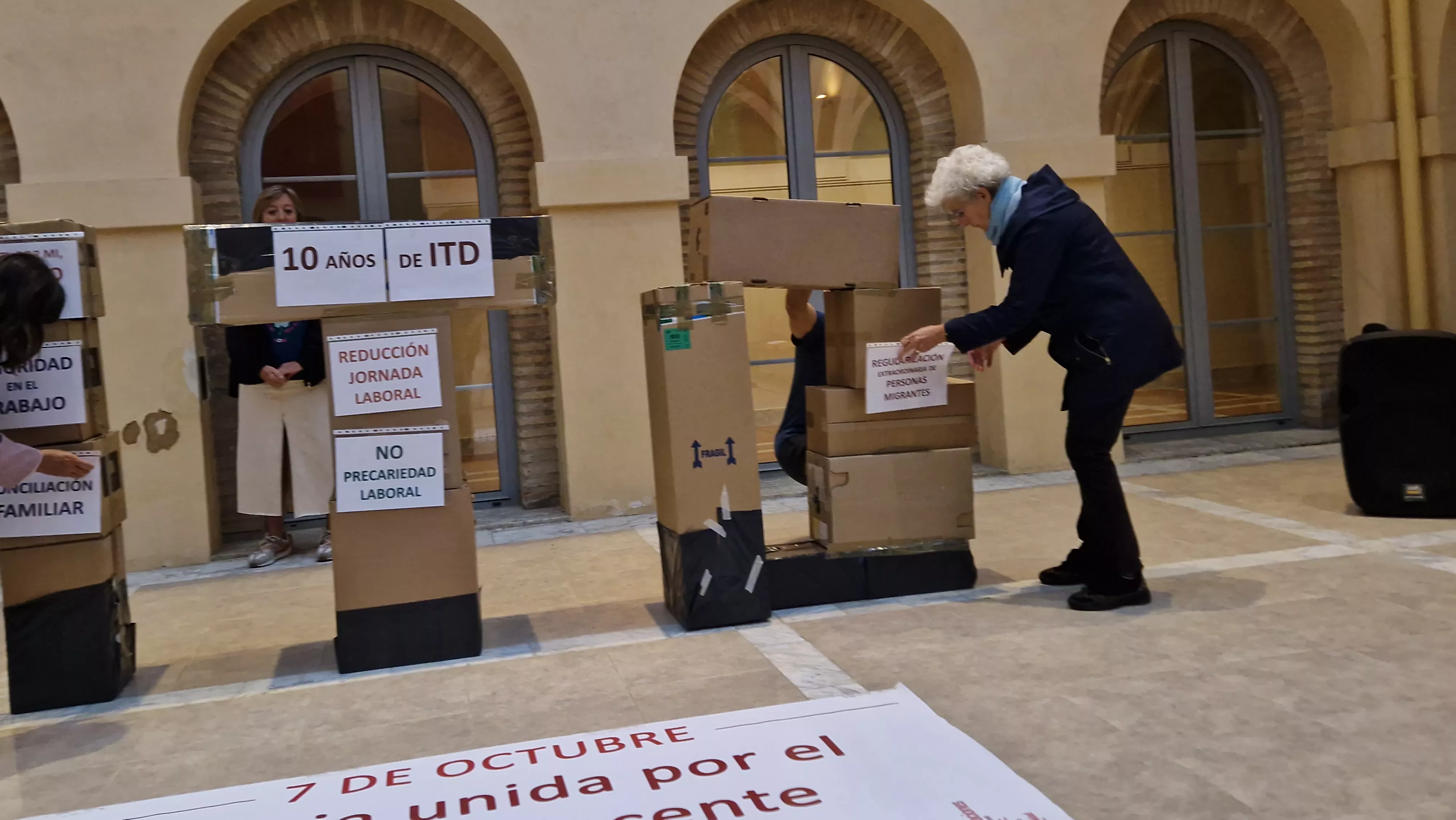  Jornada Mundial de la Iglesia por el Trabajo Decente. Foto Myriam Martínez 