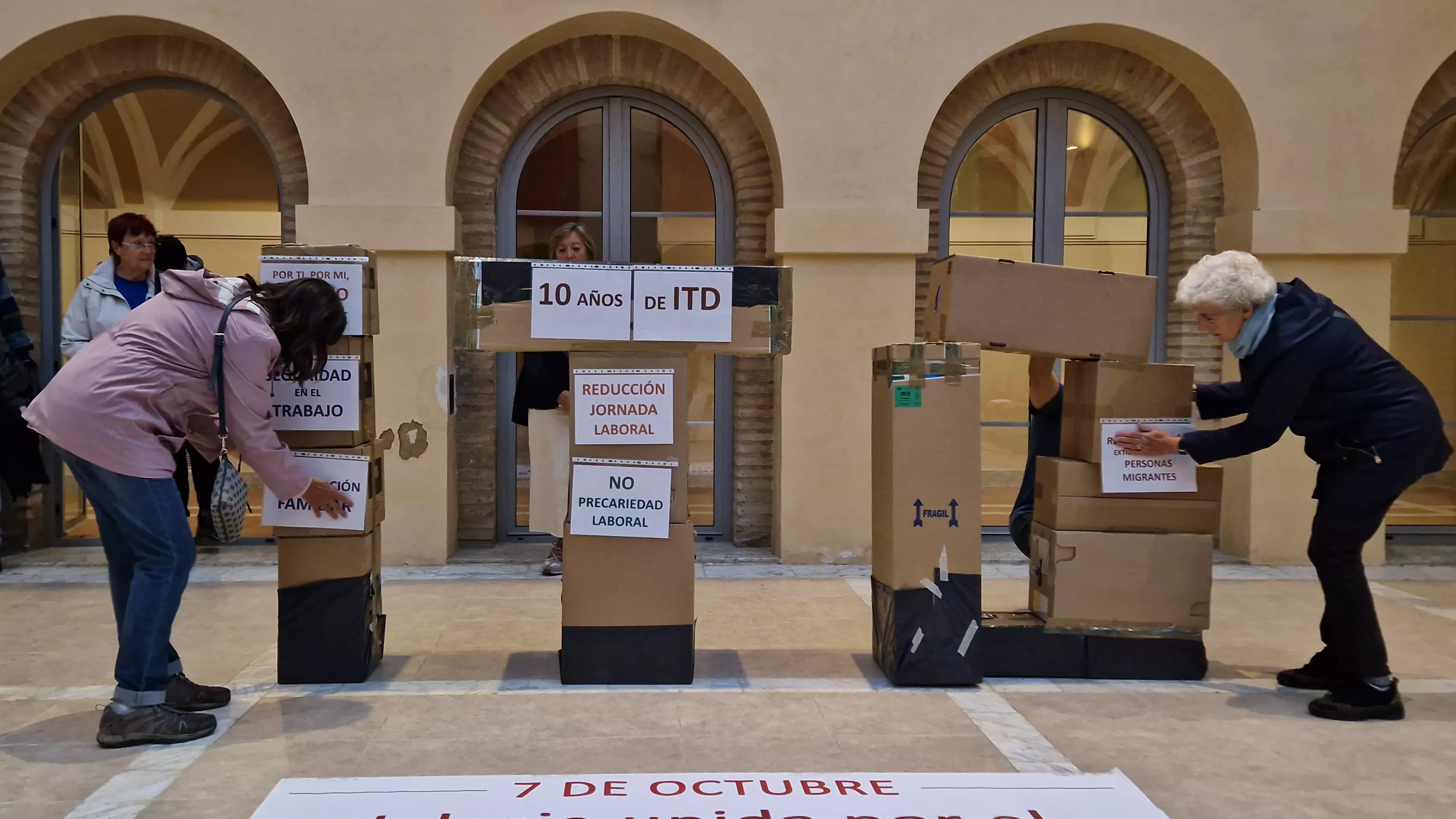  Jornada Mundial de la Iglesia por el Trabajo Decente. Foto Myriam Martínez 