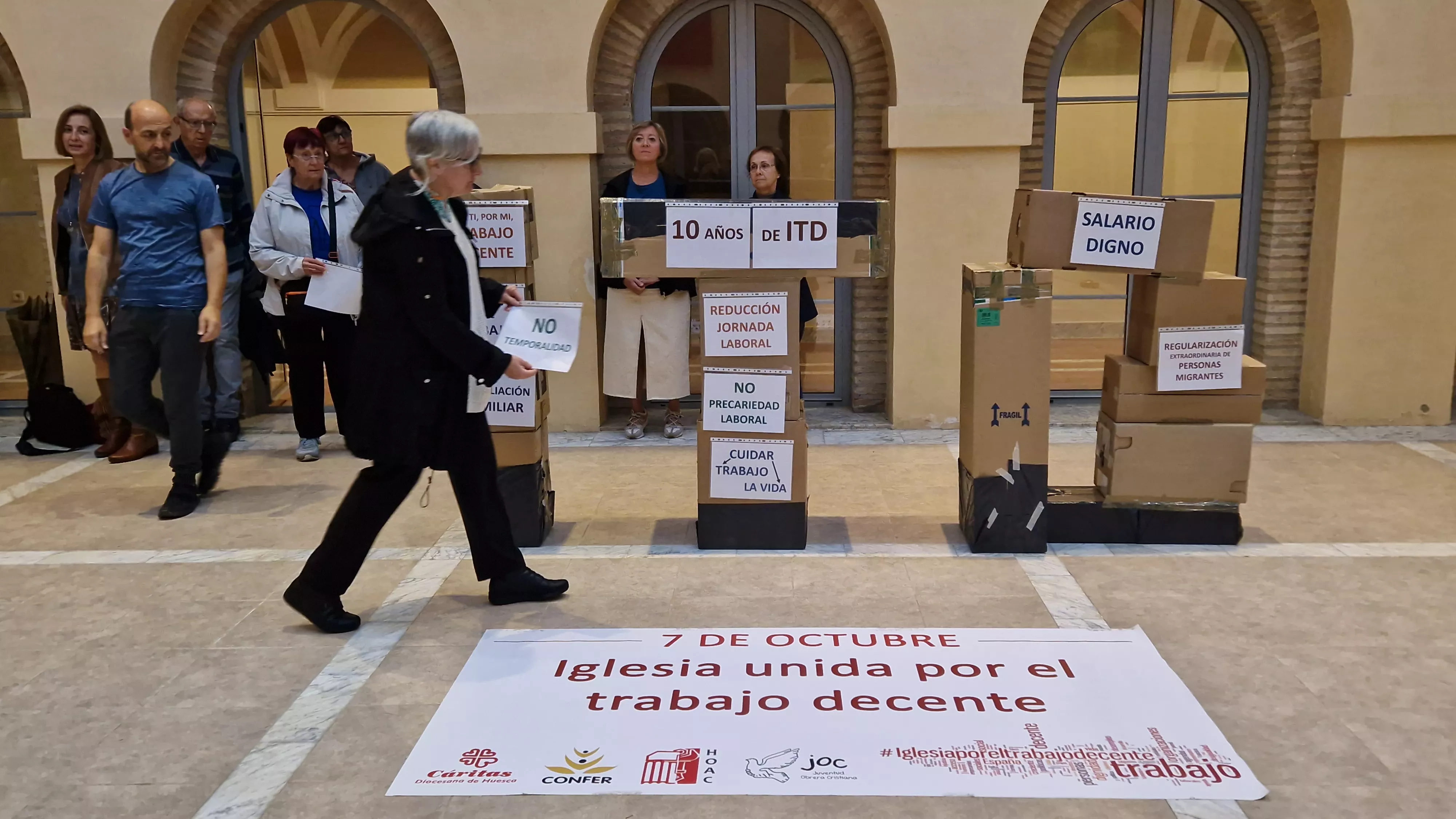  Jornada Mundial de la Iglesia por el Trabajo Decente. Foto Myriam Martínez 